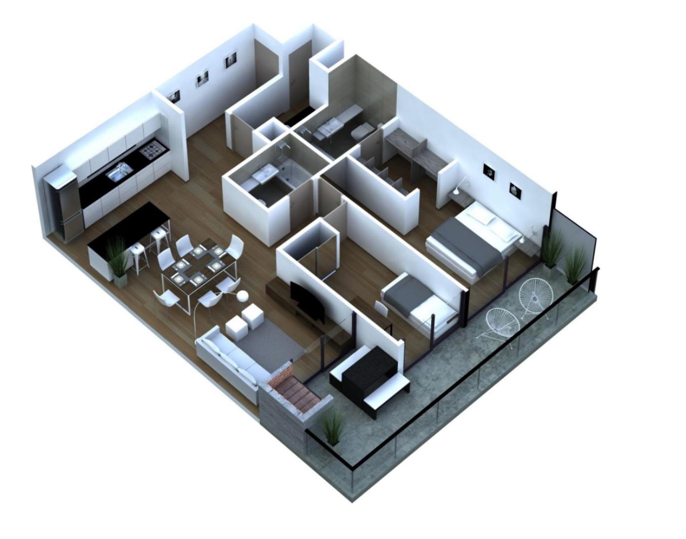 VENTA pozo LANUS Depto 3 am patio AMENITIS premium