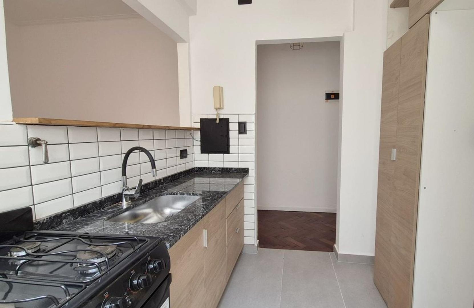 Departamento 2 ambientes con 1 baño