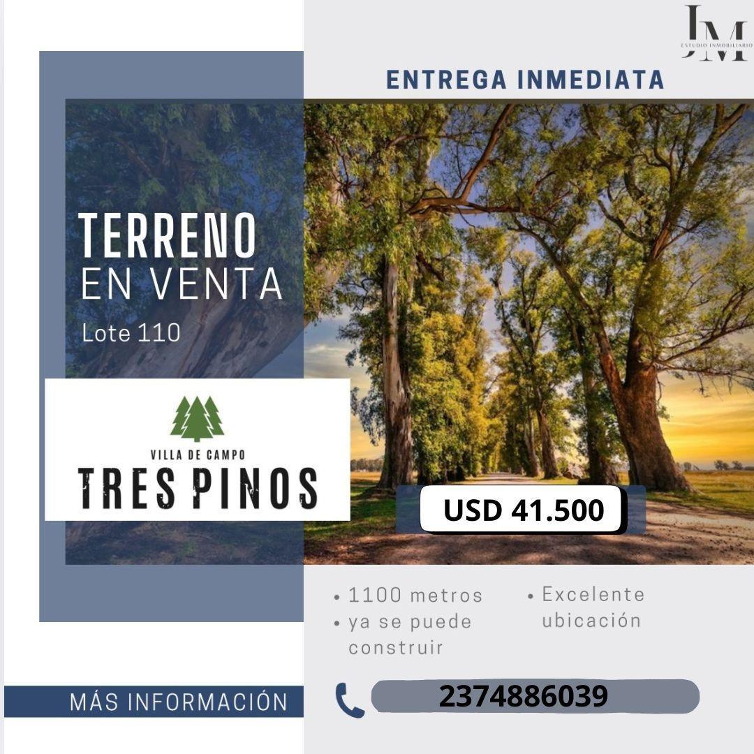 IMPERDIBLE LOTE EN TRES PINOS