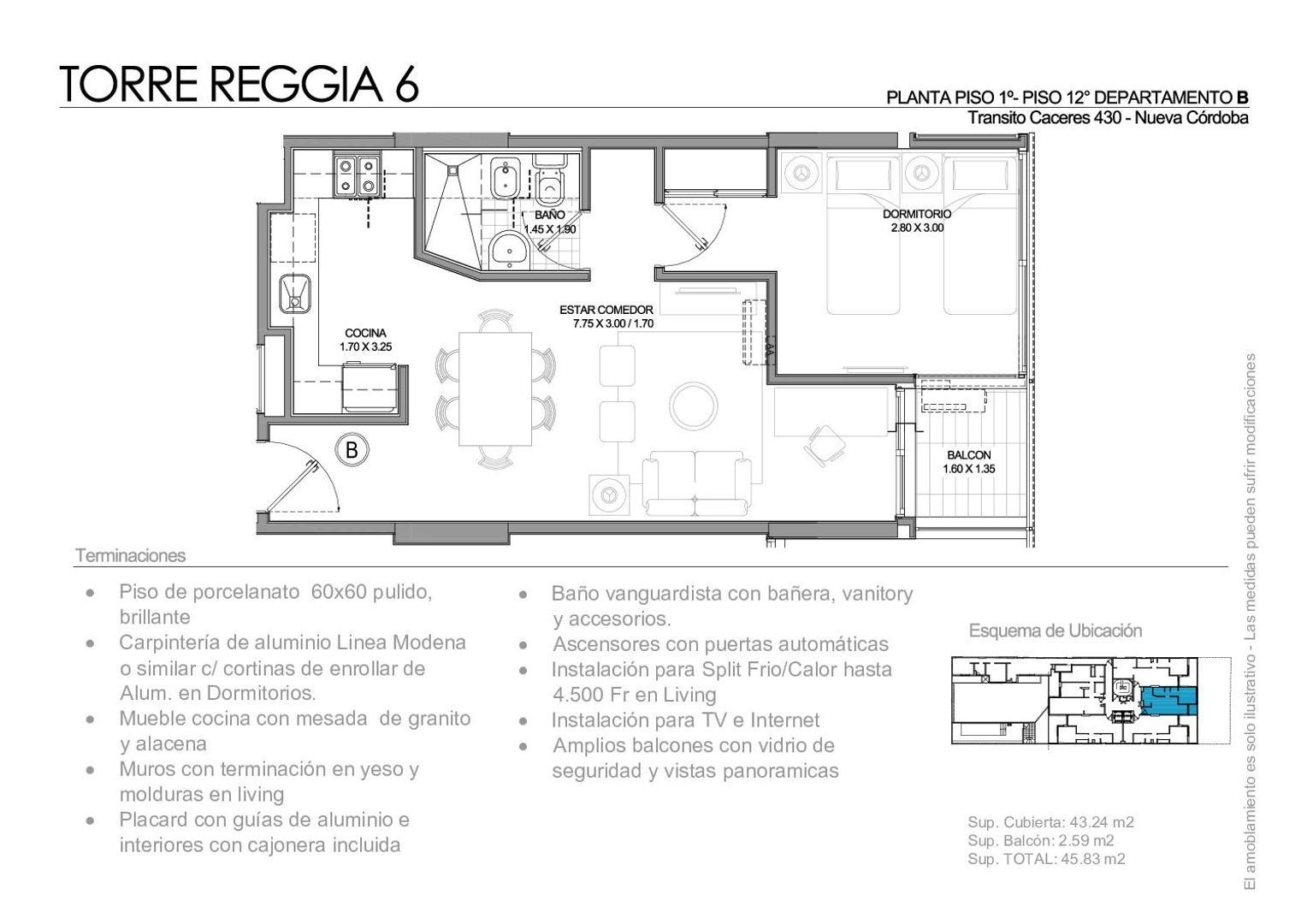 Departamento en Venta de 2 ambientes