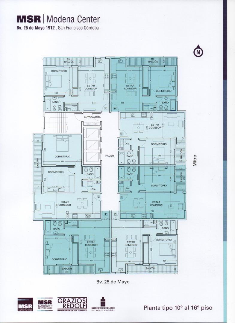 Departamento 2 ambientes con 1 baño