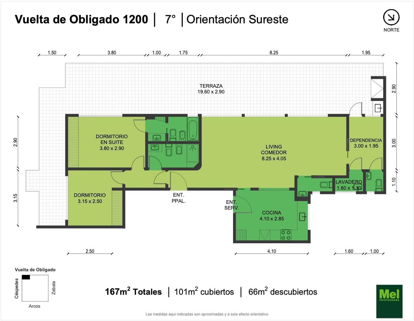 Vuelta De Obligado 1200, Piso 7