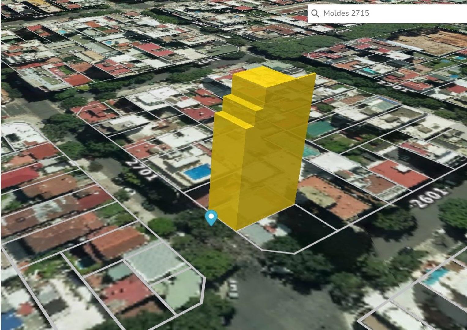 Moldes 2715 Belgrano Lote 8.66x17 en Venta a Desarrollar