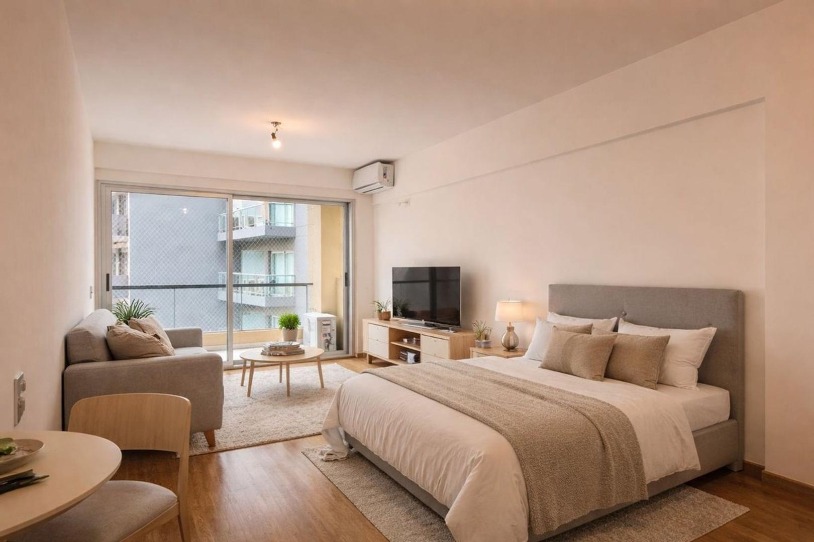 MONOAMBIENTE PALERMO FULL AMENITIES  CON BALCON