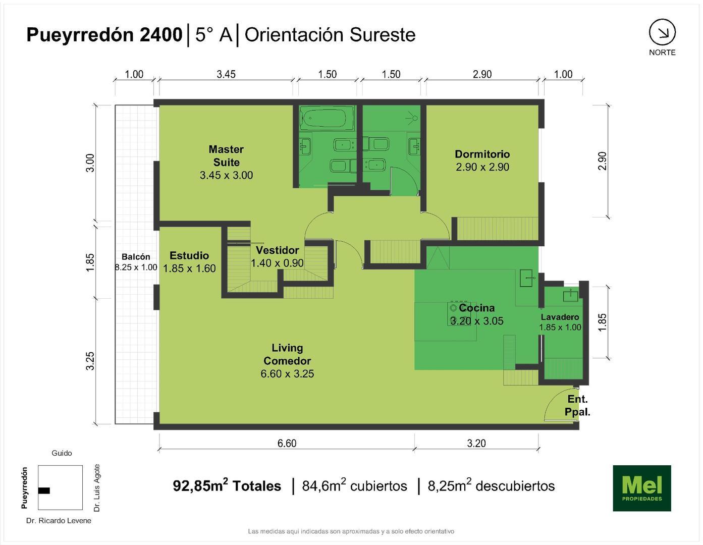 Av Pueyrredon 2400, Piso 5