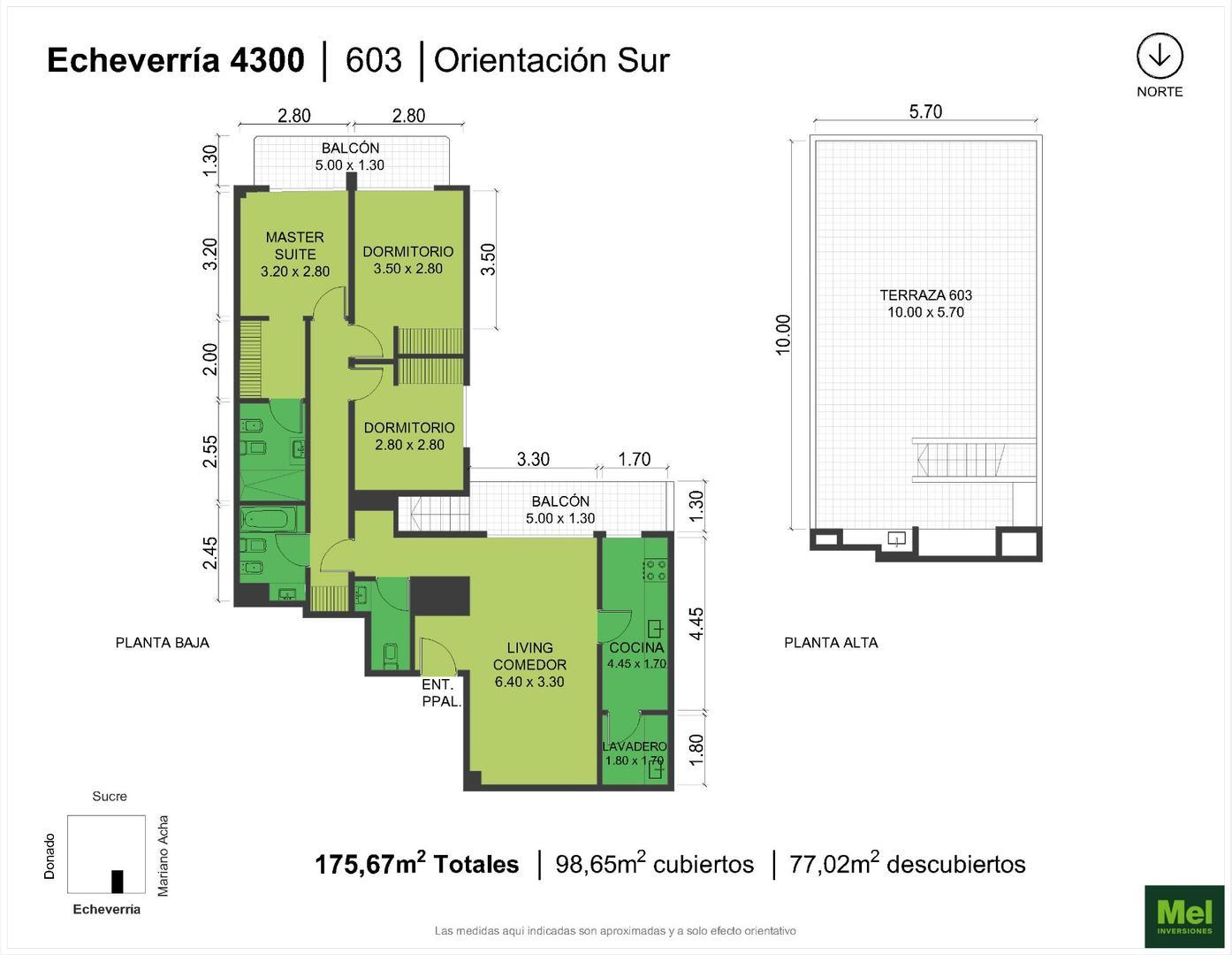 Echeverria 4300, Piso 6
