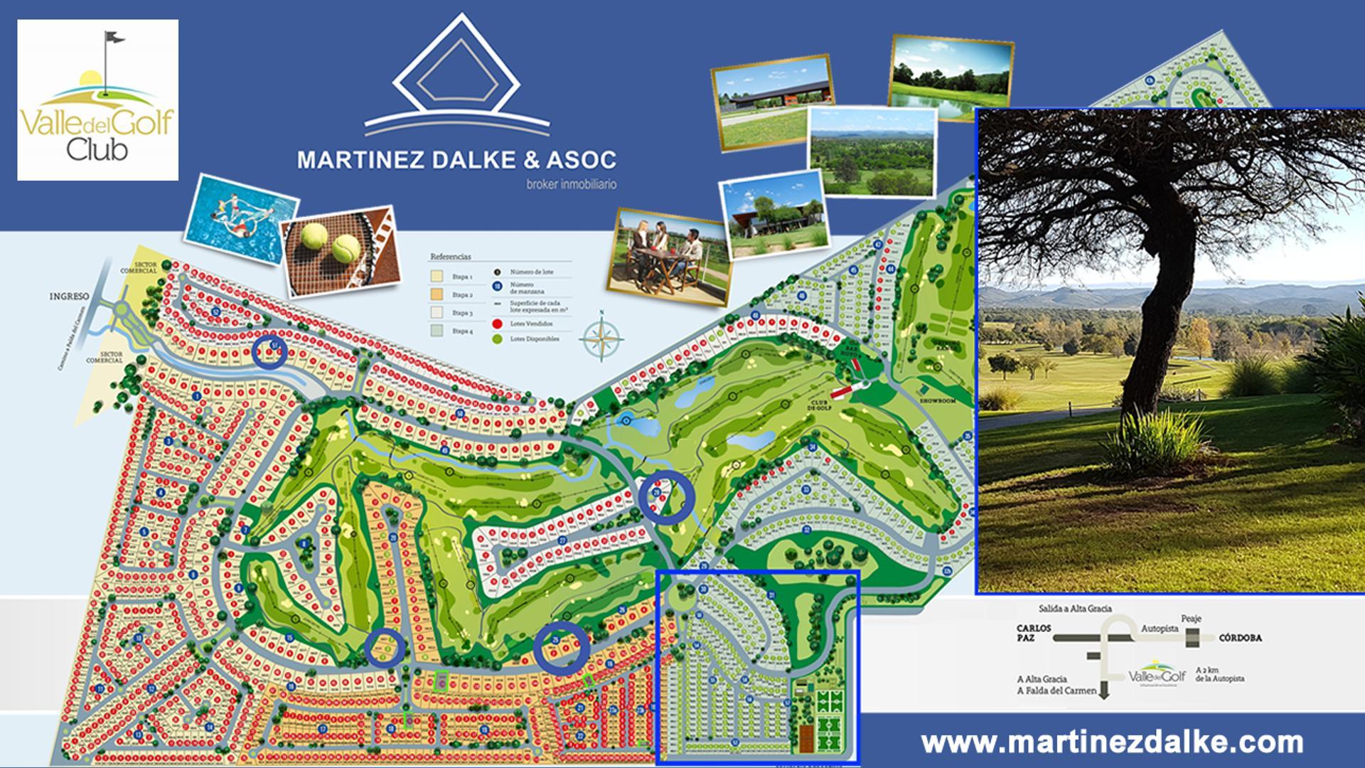 Terreno en Venta en Valle del Golf, USD 37.000