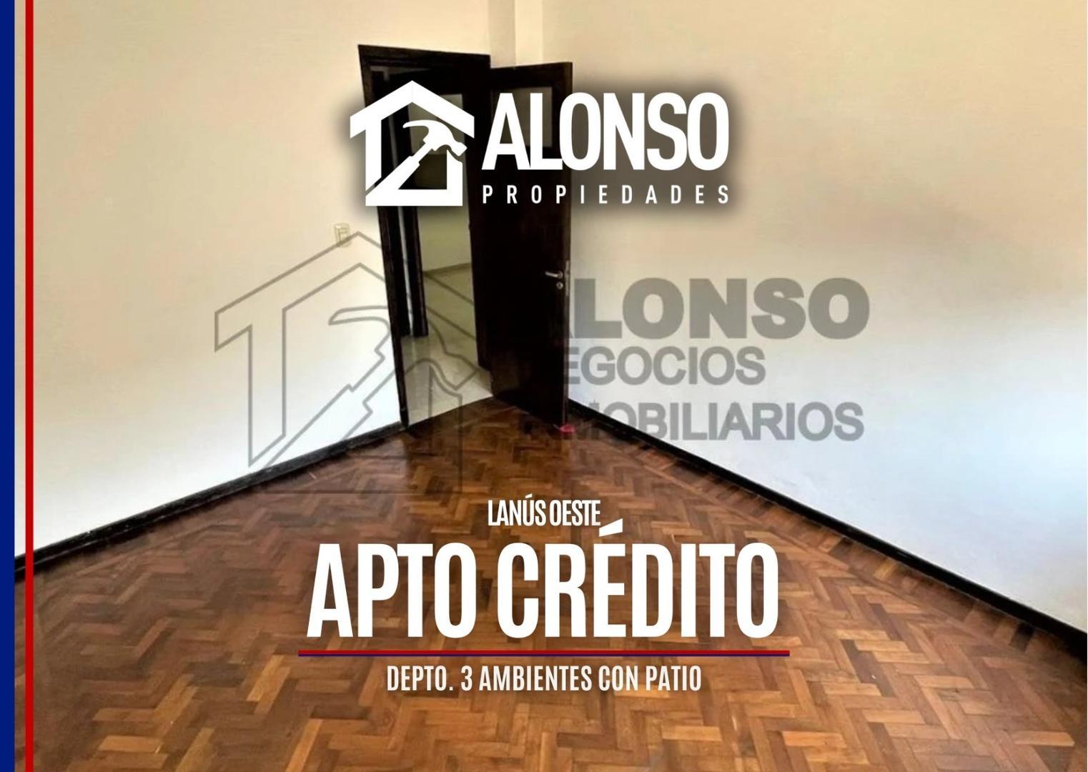 DEPARTAMENTO 3 AMBIENTES EN VENTA EN LANUS OESTE