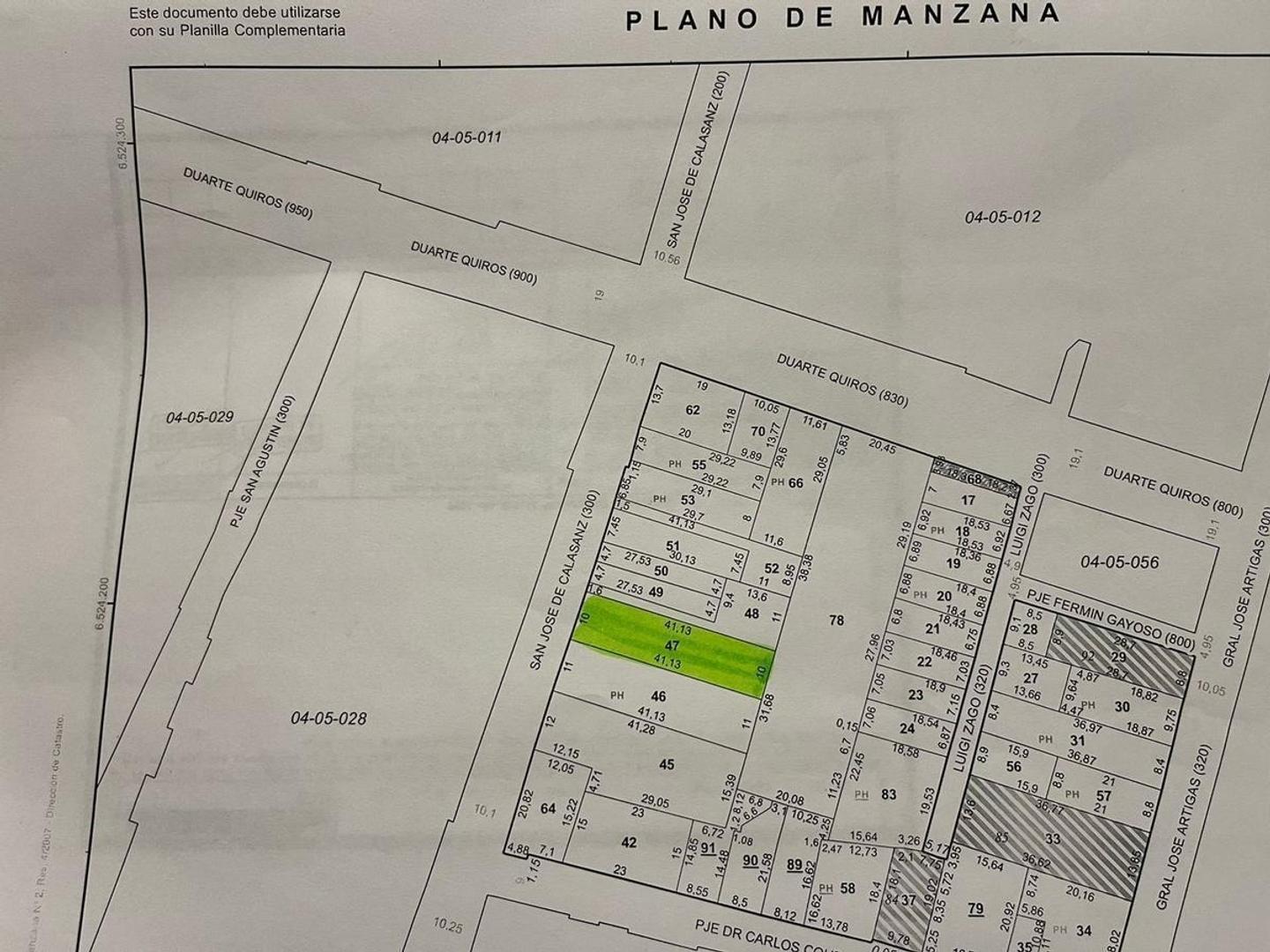 Terreno en Venta, FOS 80