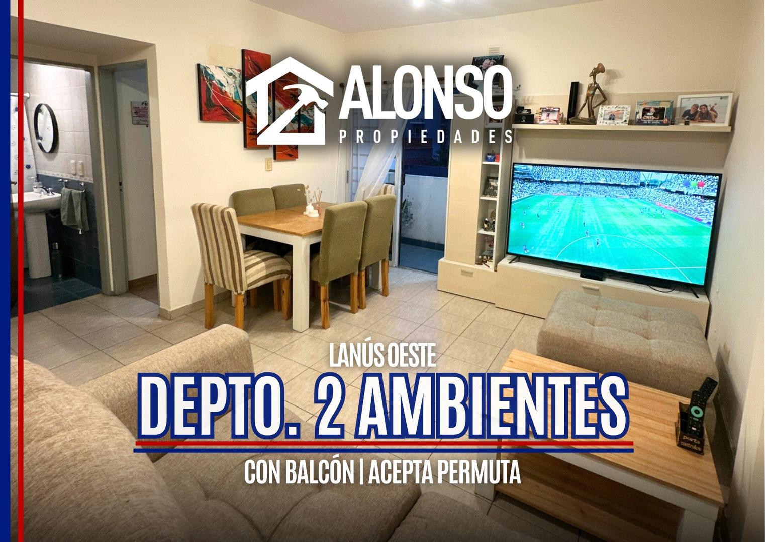 Departamento 2 Ambientes con Balcón en Venta en Lanús