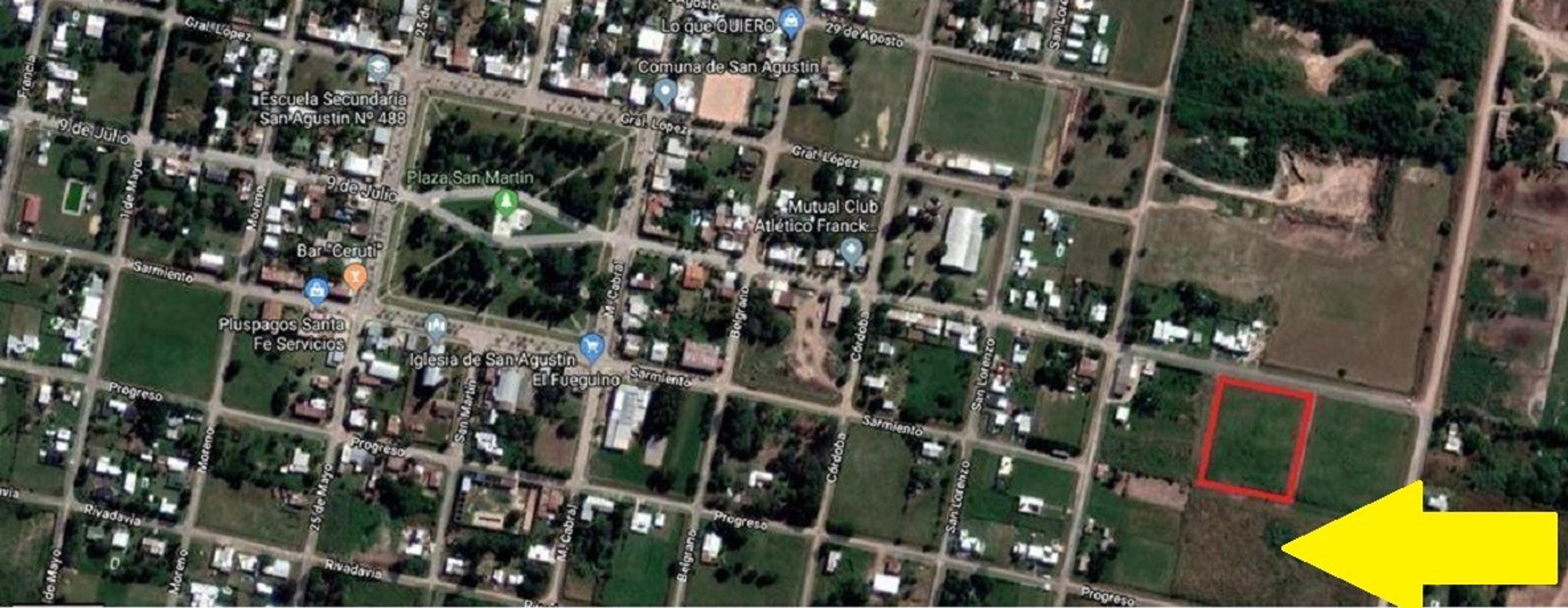 HA SUBURBANA EN EL PUEBLO DE SAN AGUSTIN