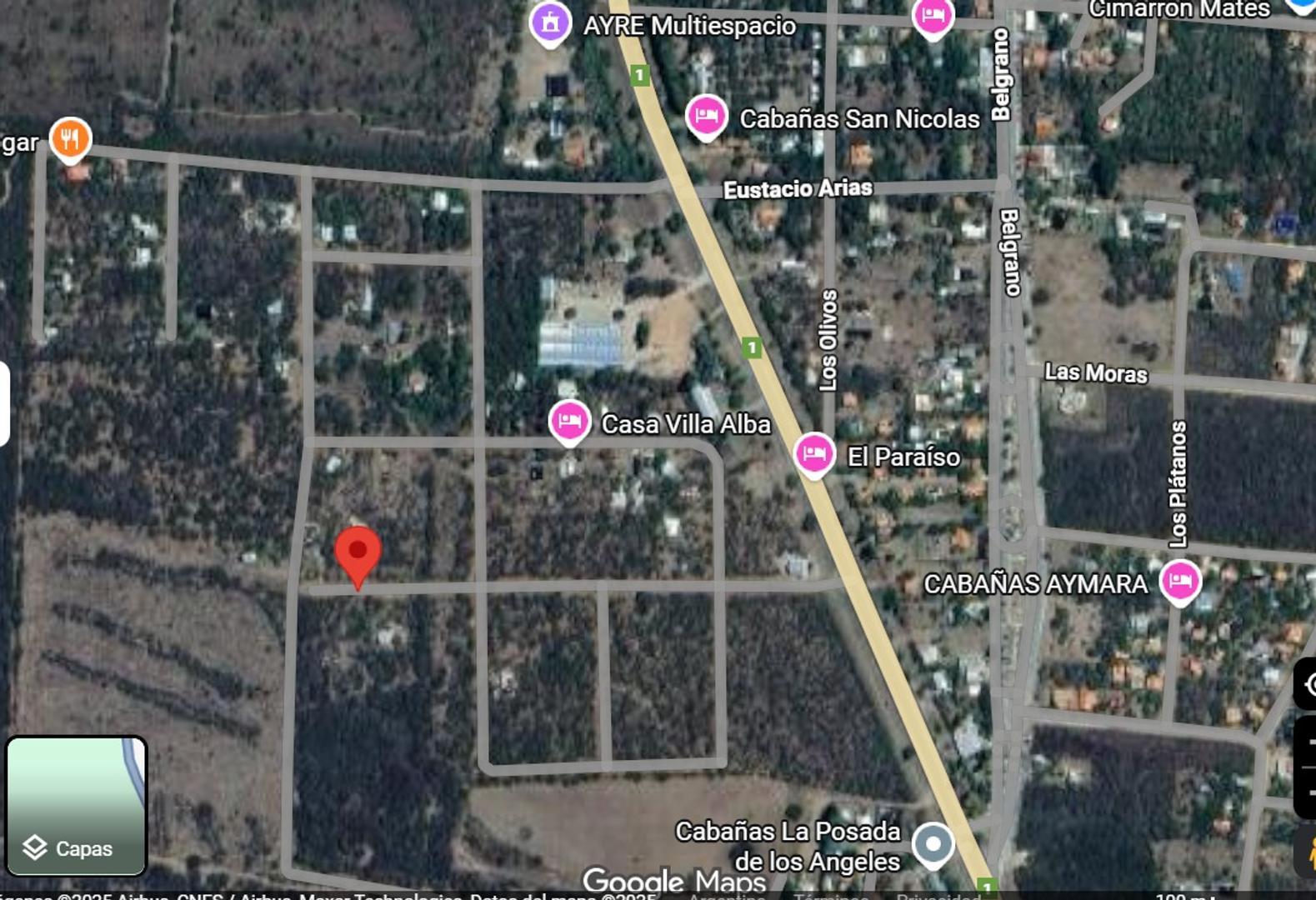 Lote de 1000 m2 en Carpintería