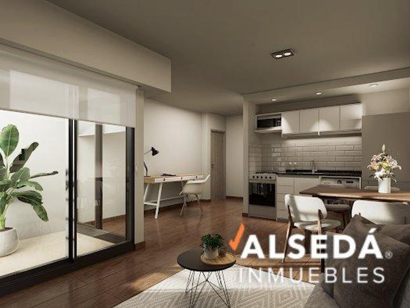 Departamento 1 dormitorio construcción