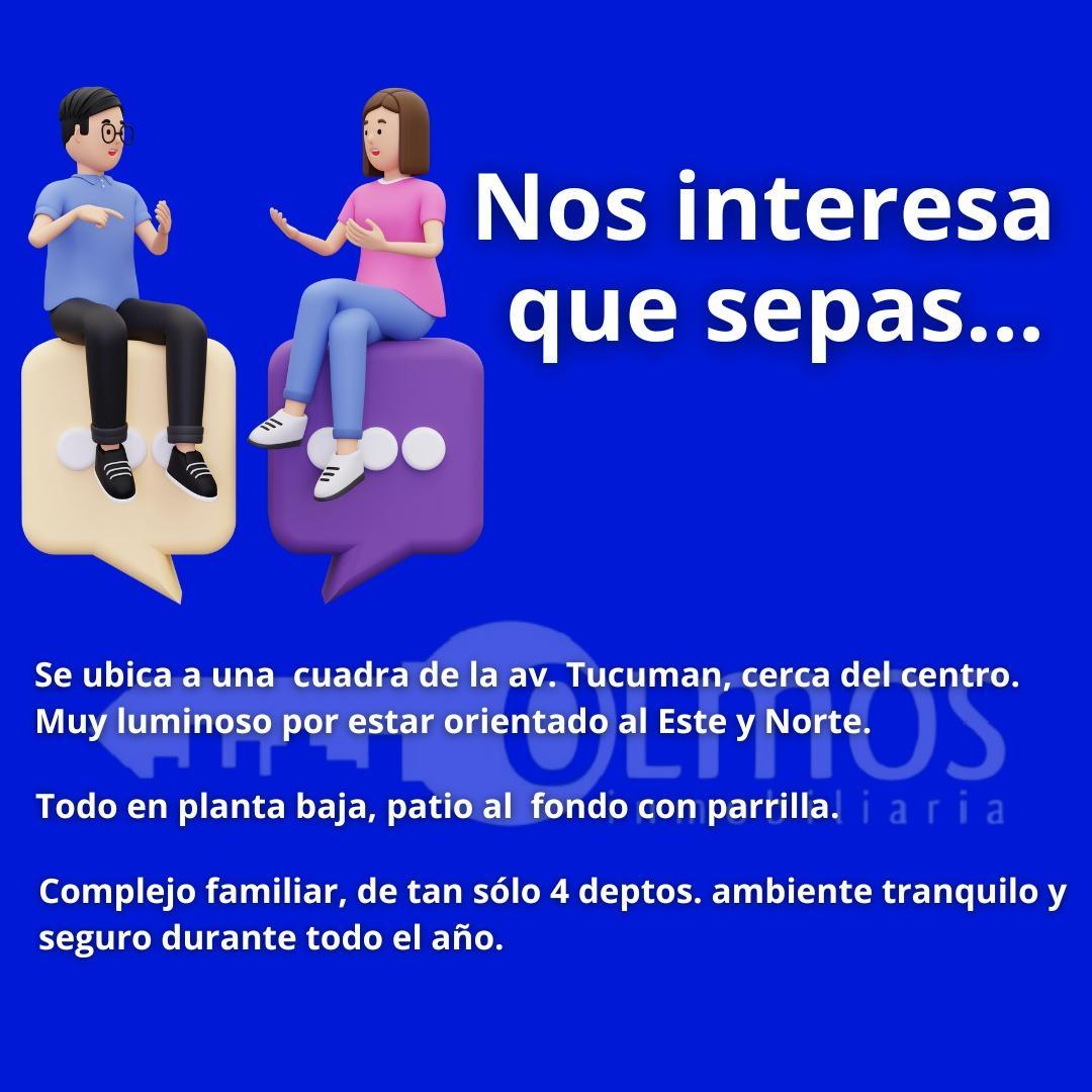 Departamento en Venta de 2 ambientes