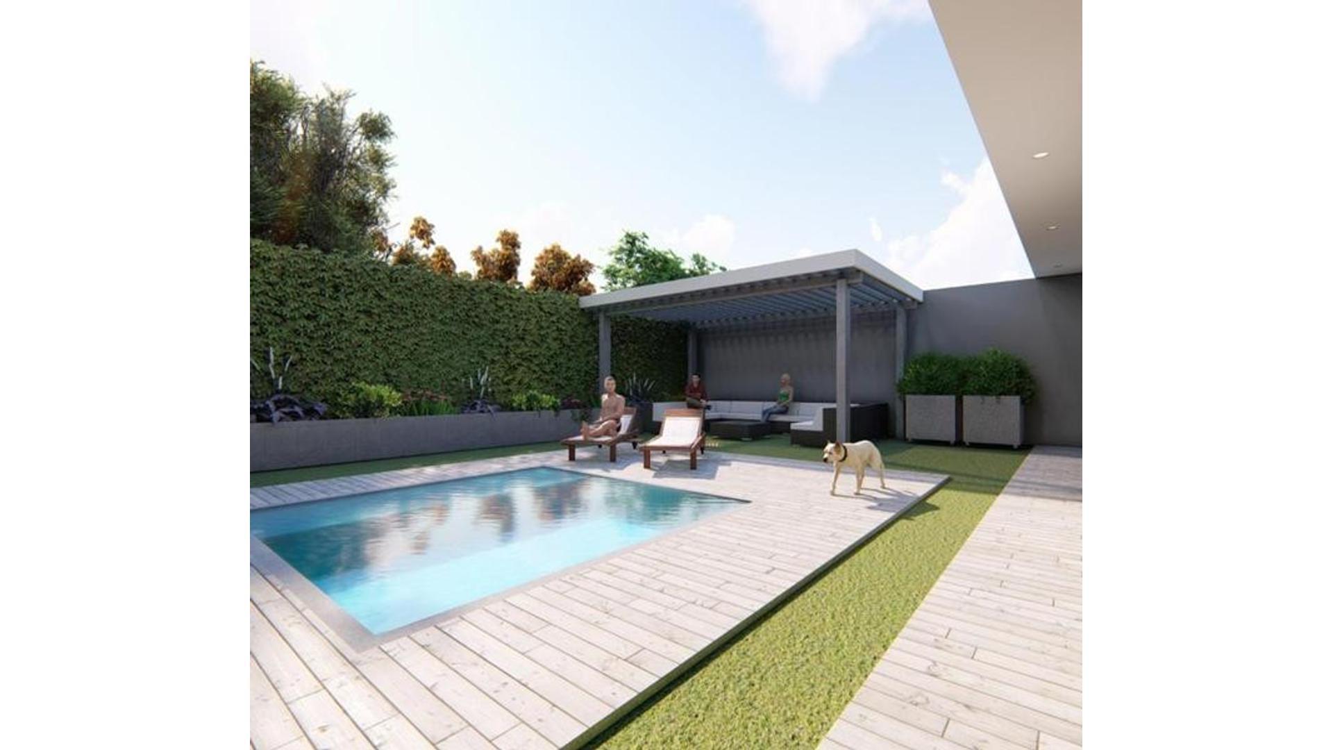 Venta - 4 ambientes con jardín y piscina propia