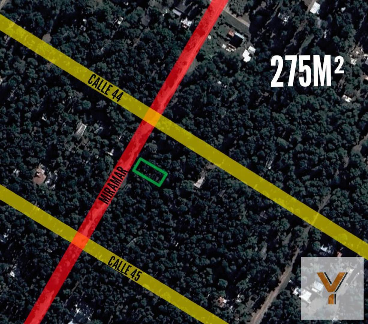 Terreno en venta - 275Mts2 - Mar Azul