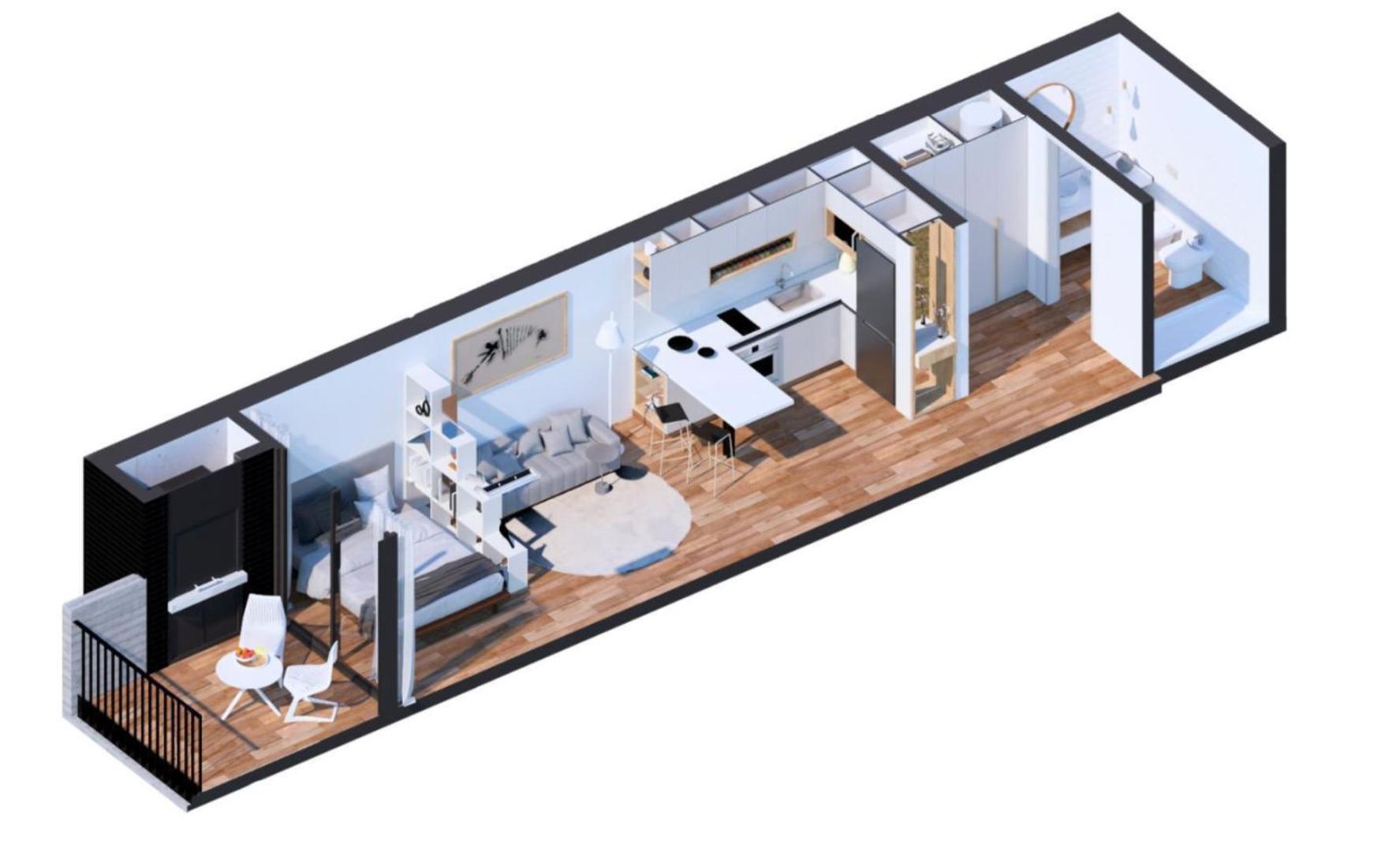 Departamento en Palermo Hollywood