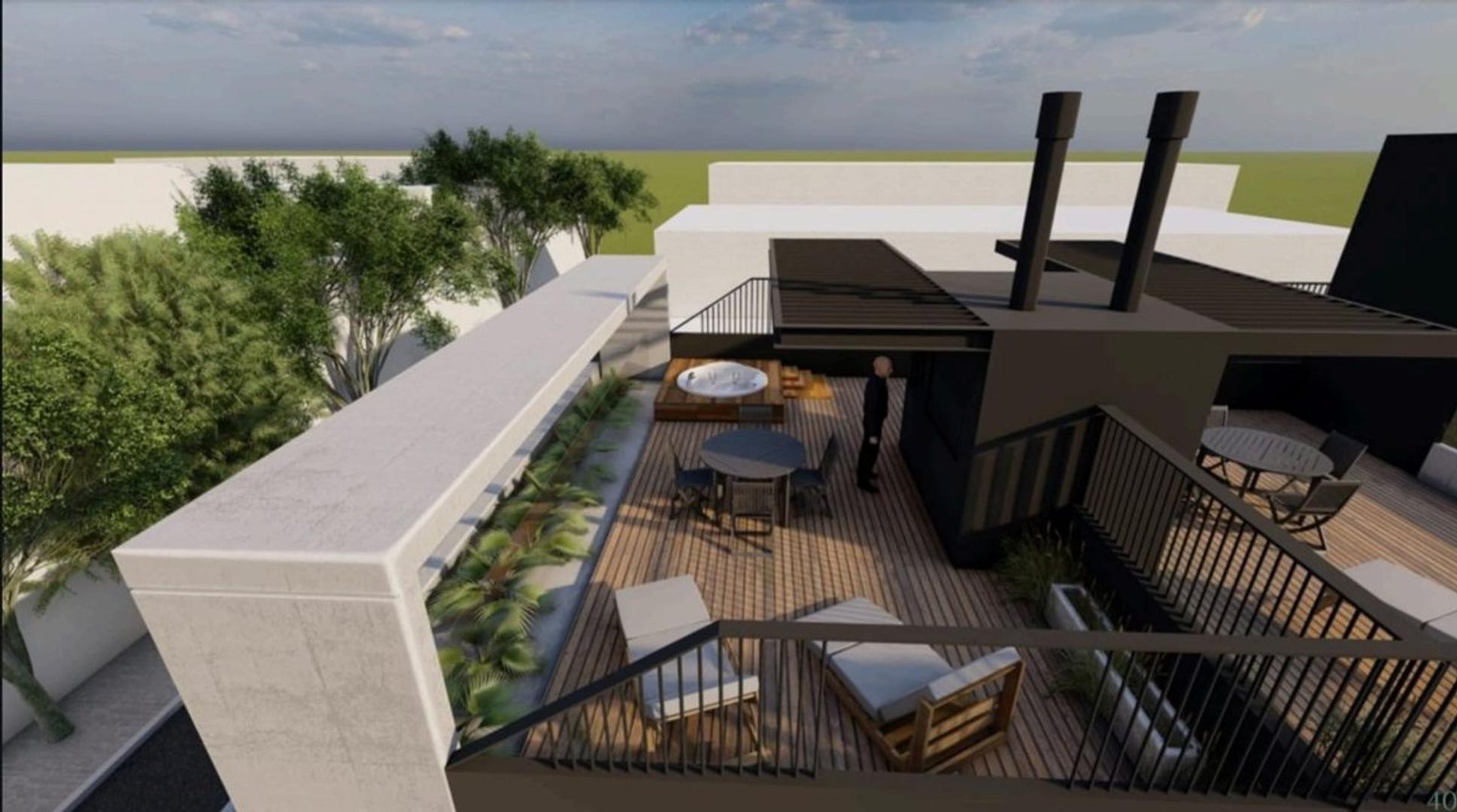 Departamento 2 ambientes con 1 baño