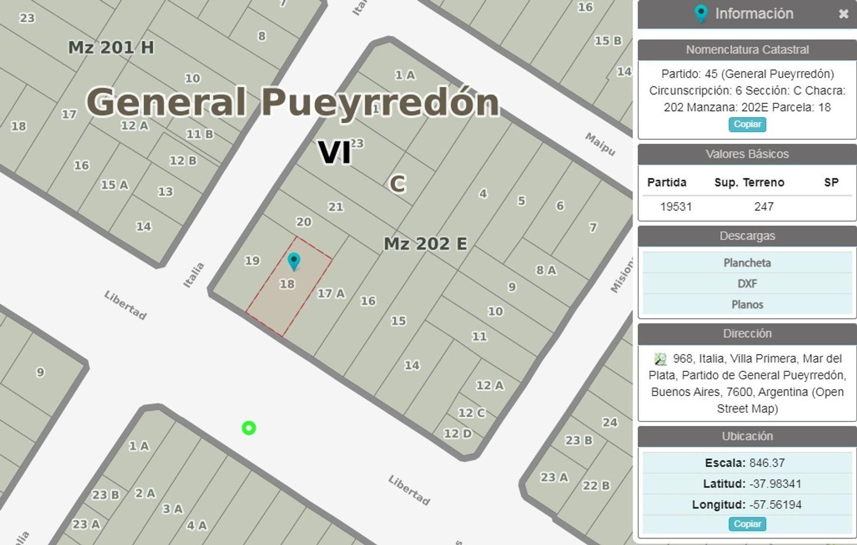 Terreno en Venta de 247,0 m2