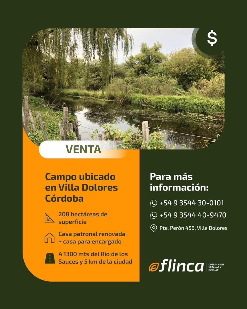 Campo Agricola Ganadero 208 has Villa Dolores