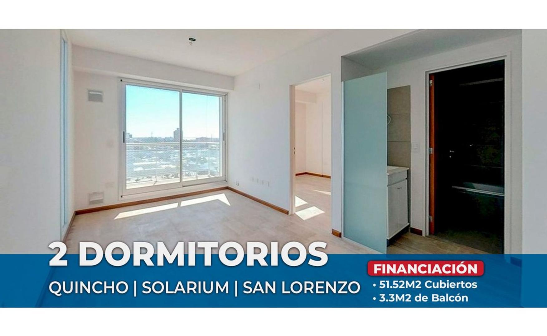 DEPARTAMENTO EN VENTA 2 DORMITORIOS SAN LORENZO