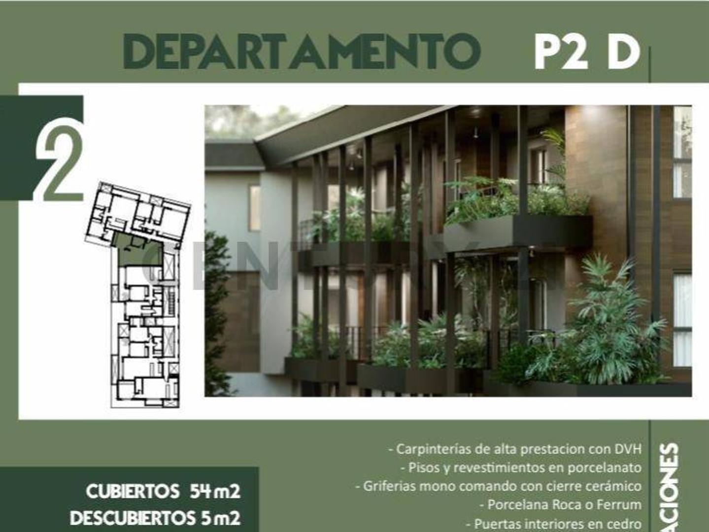 Departamento en Venta de 2 ambientes