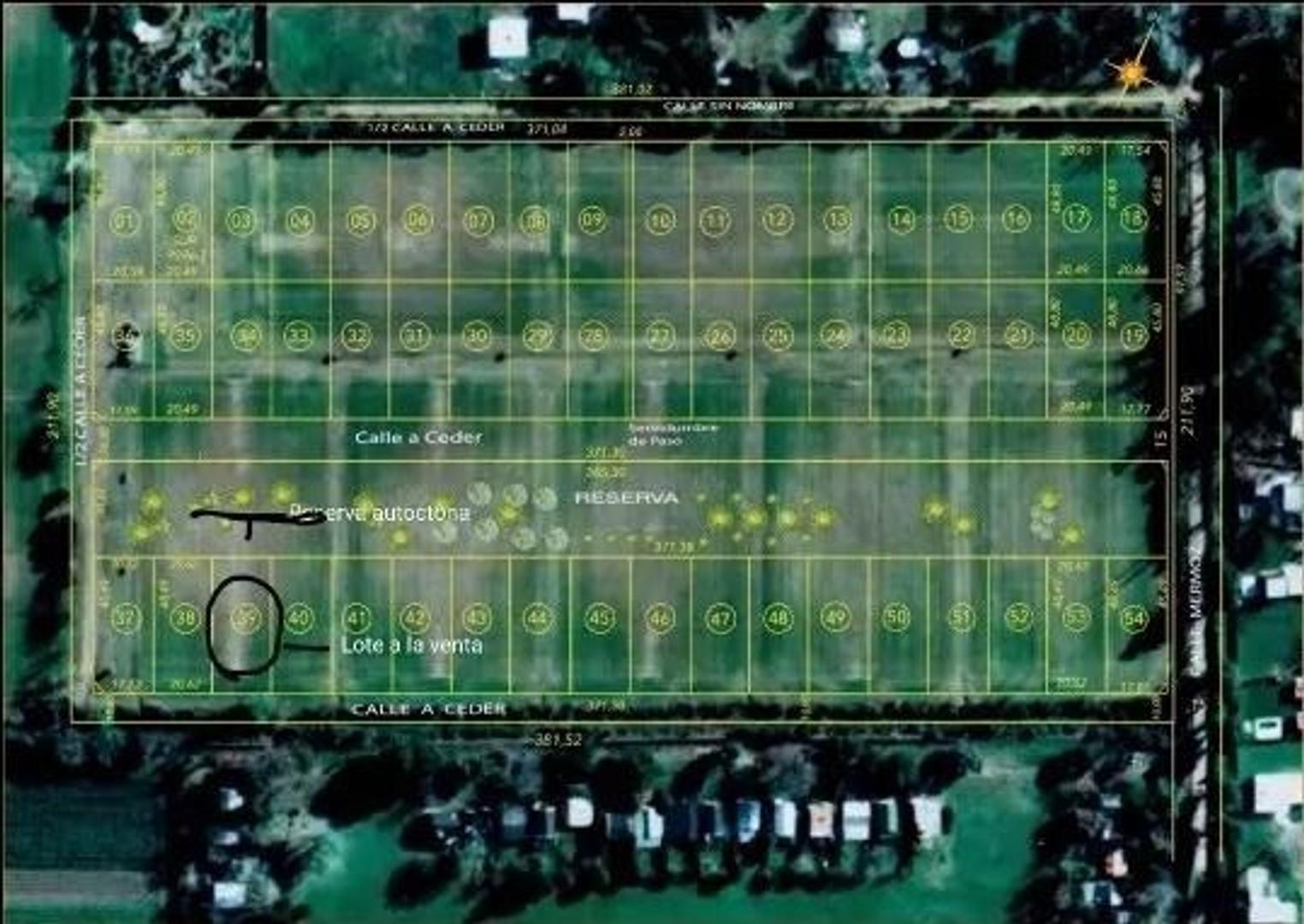 Terreno en Venta de 1000,0 m2