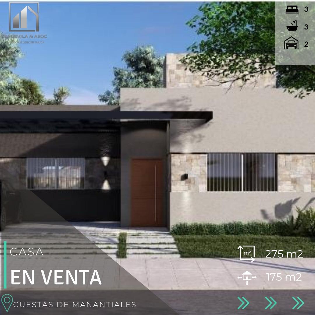 CASA 3 DORMITORIOS - CUESTAS DE MANANTIALES