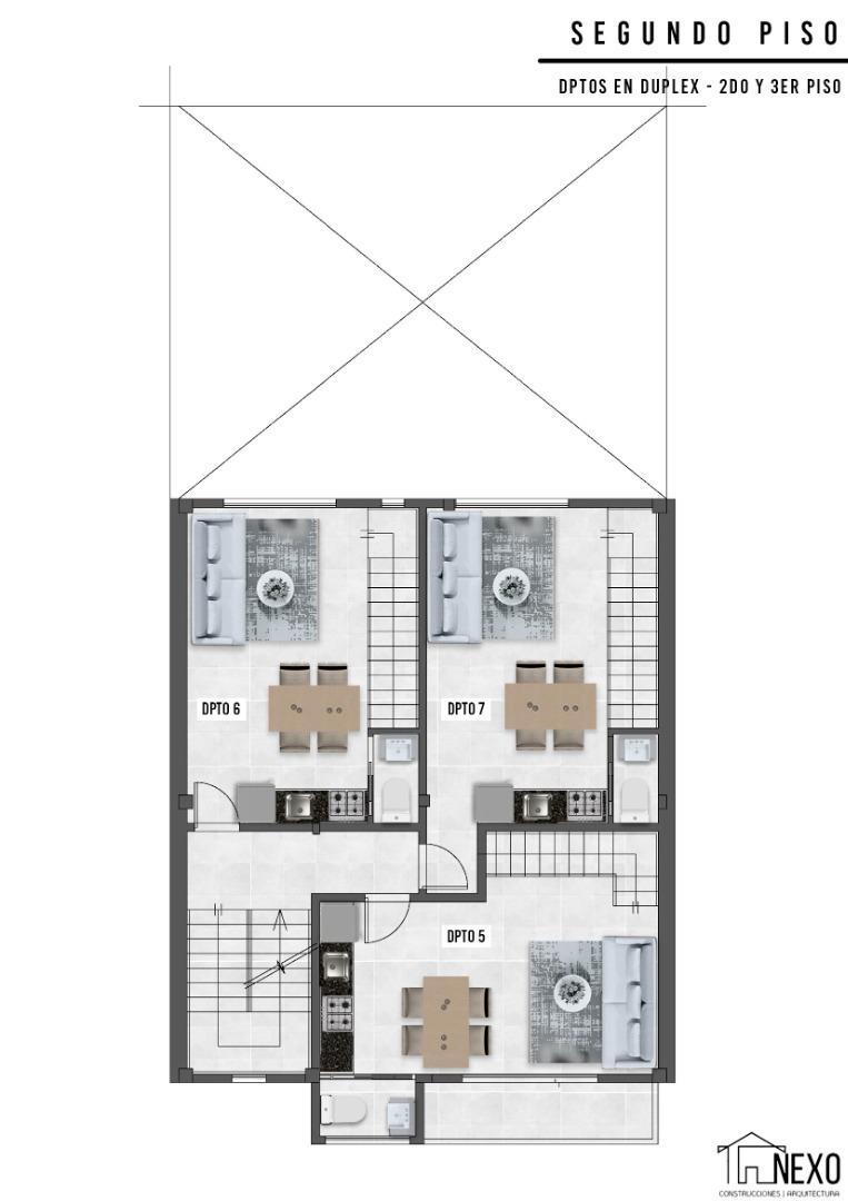 Departamento en Venta de 2 ambientes
