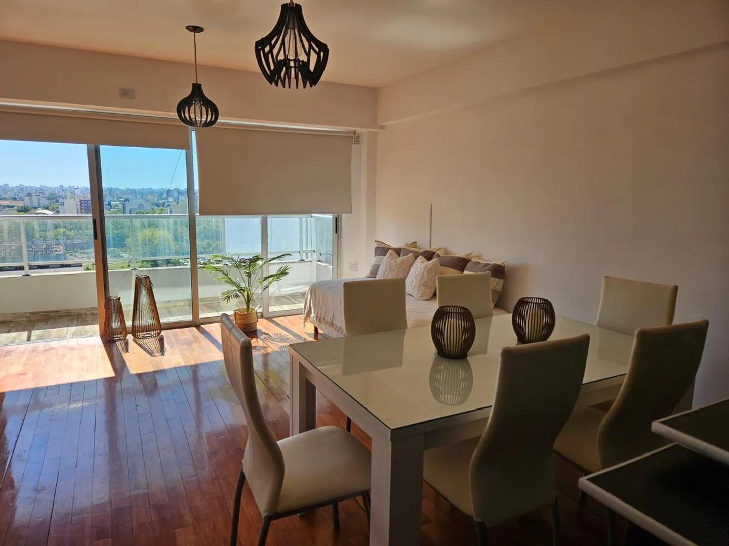 Departamento 2 ambientes con 2 baños