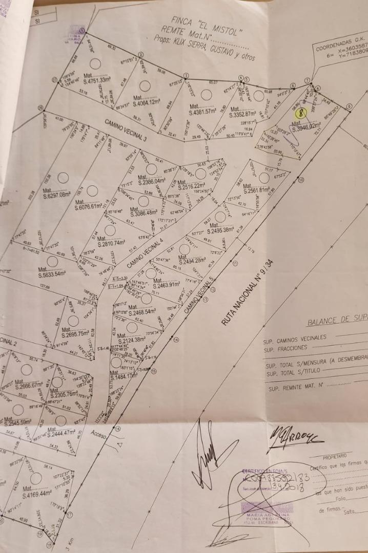 Terreno en Venta en Metan, USD 70.000