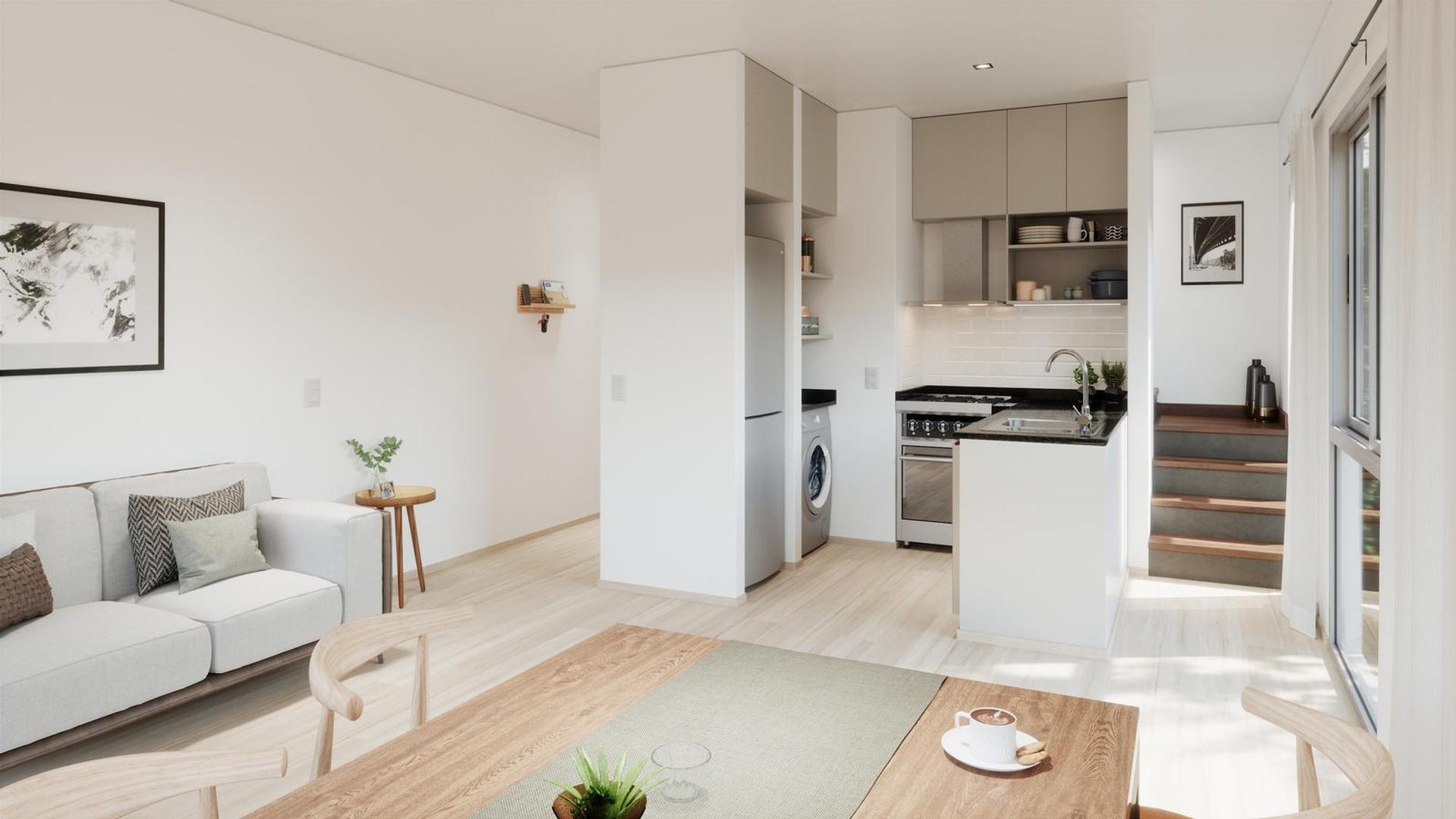 Venta Depto Duplex 3 amb frente con Balcon Terraza y Parrilla en Palermo