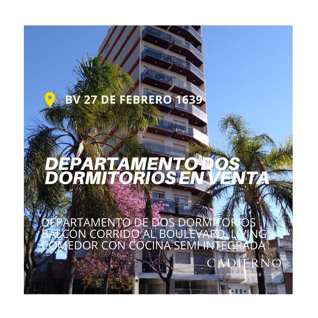 Departamento a estrenar. Excelente vista en Bv 27 de Febrero