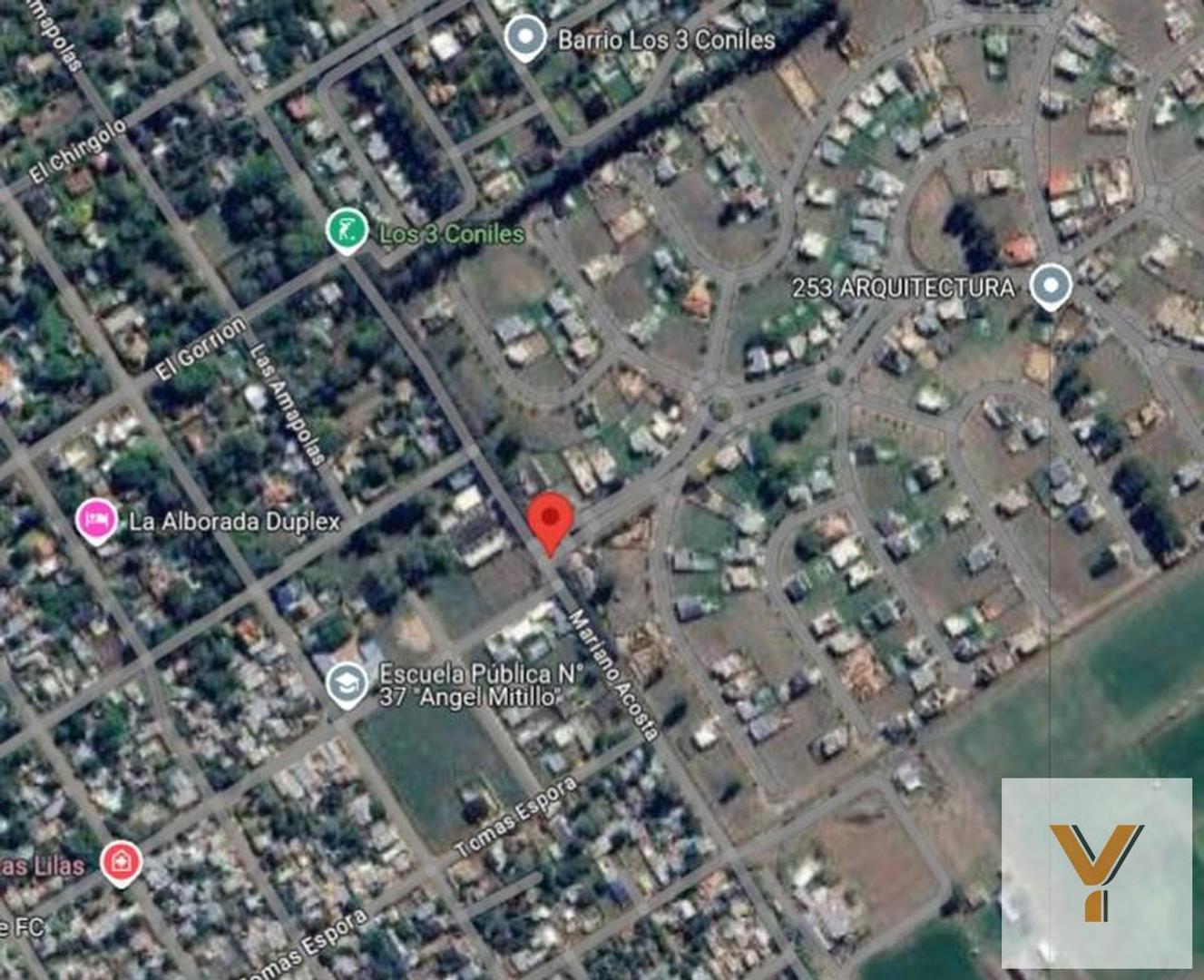 Terreno en Venta 38  mts Fondo