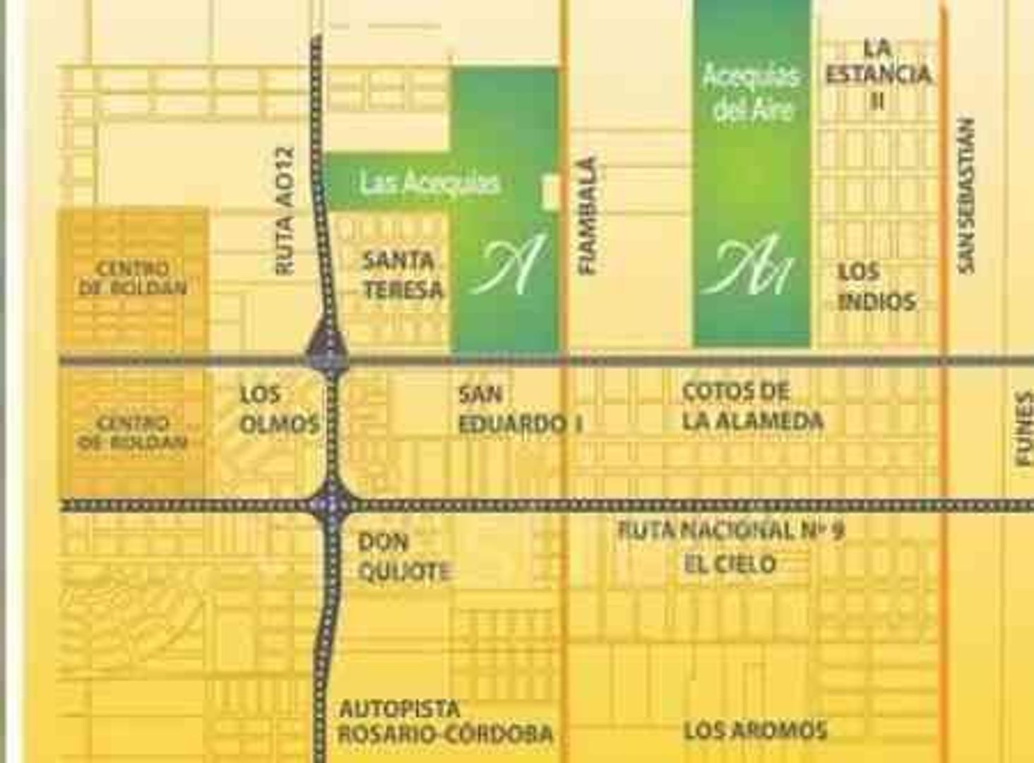 LOTES EN VENTA EN "LAS ACEQUIAS" -  ROLDÁN