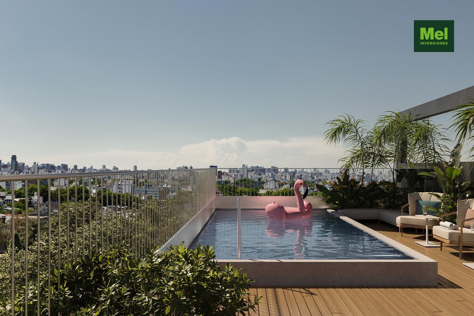 Departamento Monoambiente con 1 baño