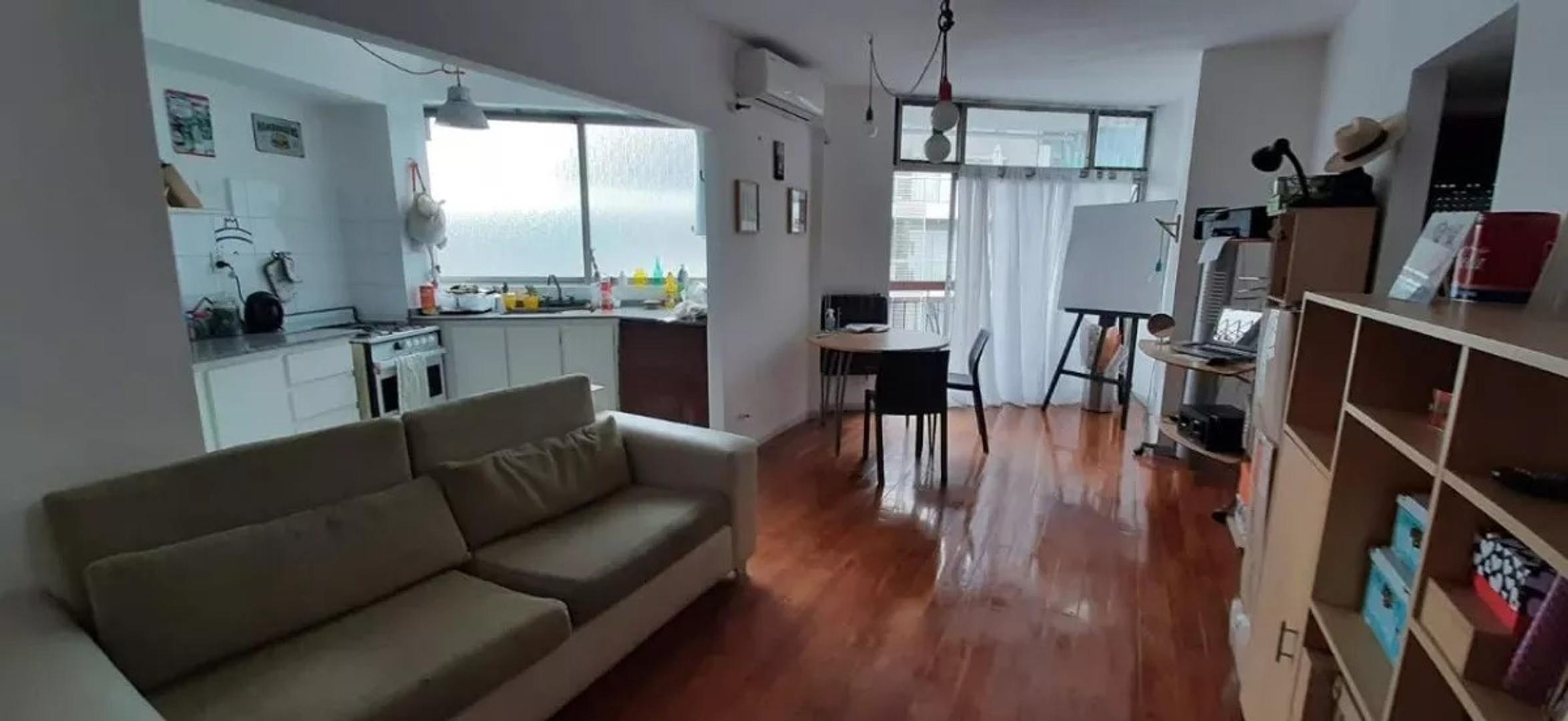 Depto 2 AMB C/ balcón 45 metros  muy luminoso  en Palermo