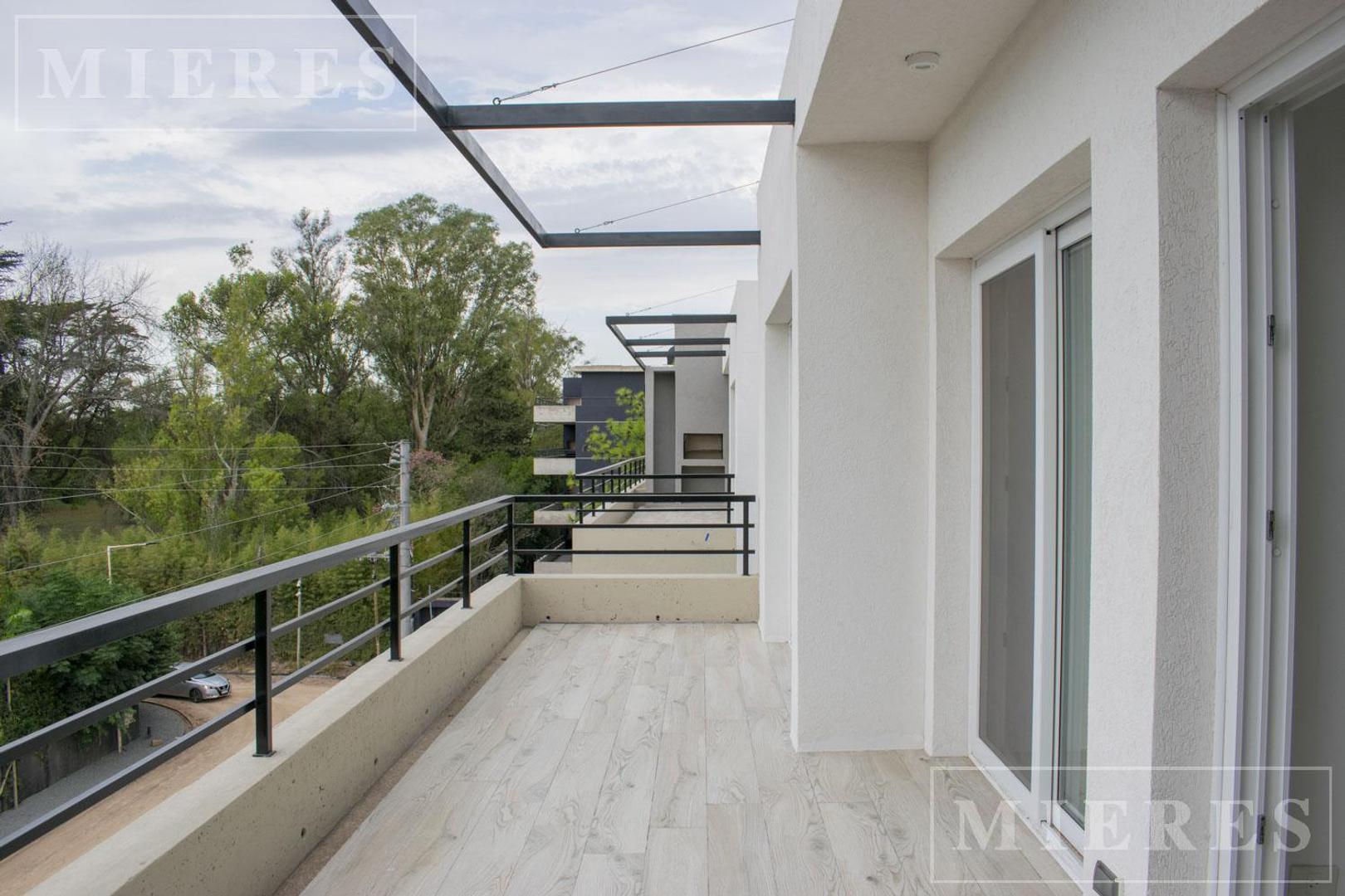 Departamento Alquiler a estrenar 3 ambientes, 1 cochera, 60m2, La Lonja