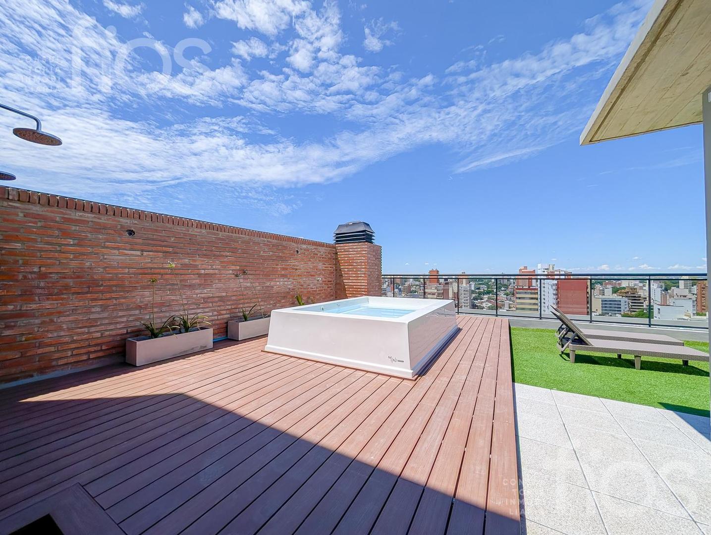 VENTA DEPARTAMENTO A ESTRENAR DE DOS DORMITORIOS CON BALCON Y AMENITIES EN ZONA CENTRO