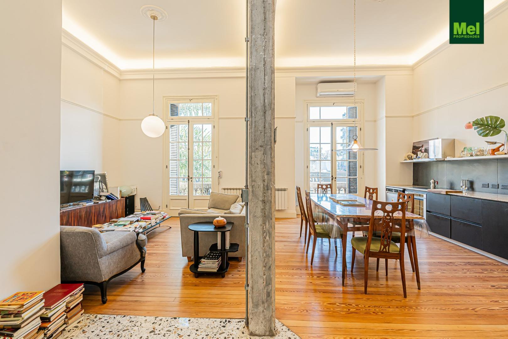 Depto Tipo Casa 3 ambientes con 2 baños