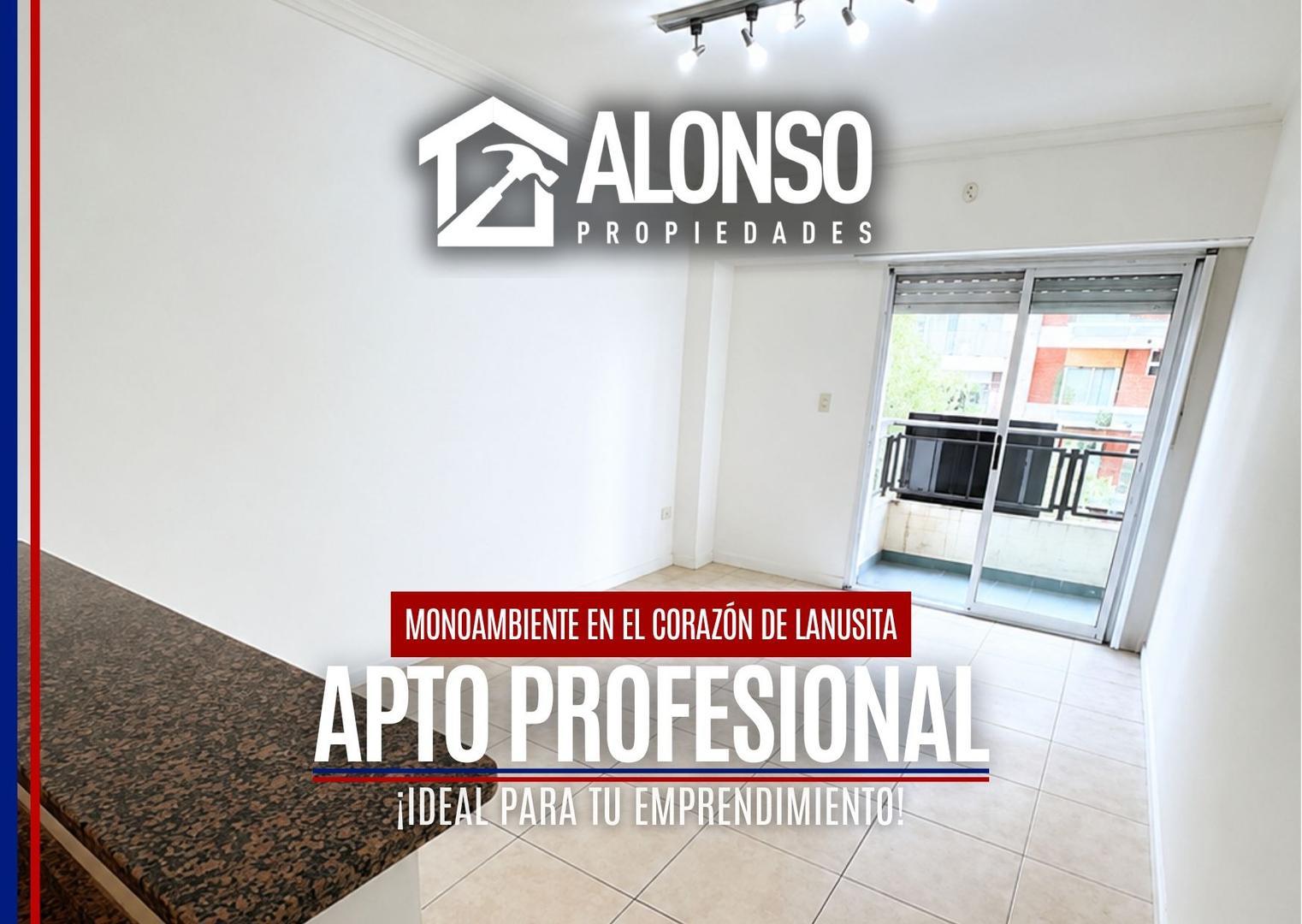 ALQUILER - MONOAMBIENTE EN LANUSITA - APTO PROFESIONAL