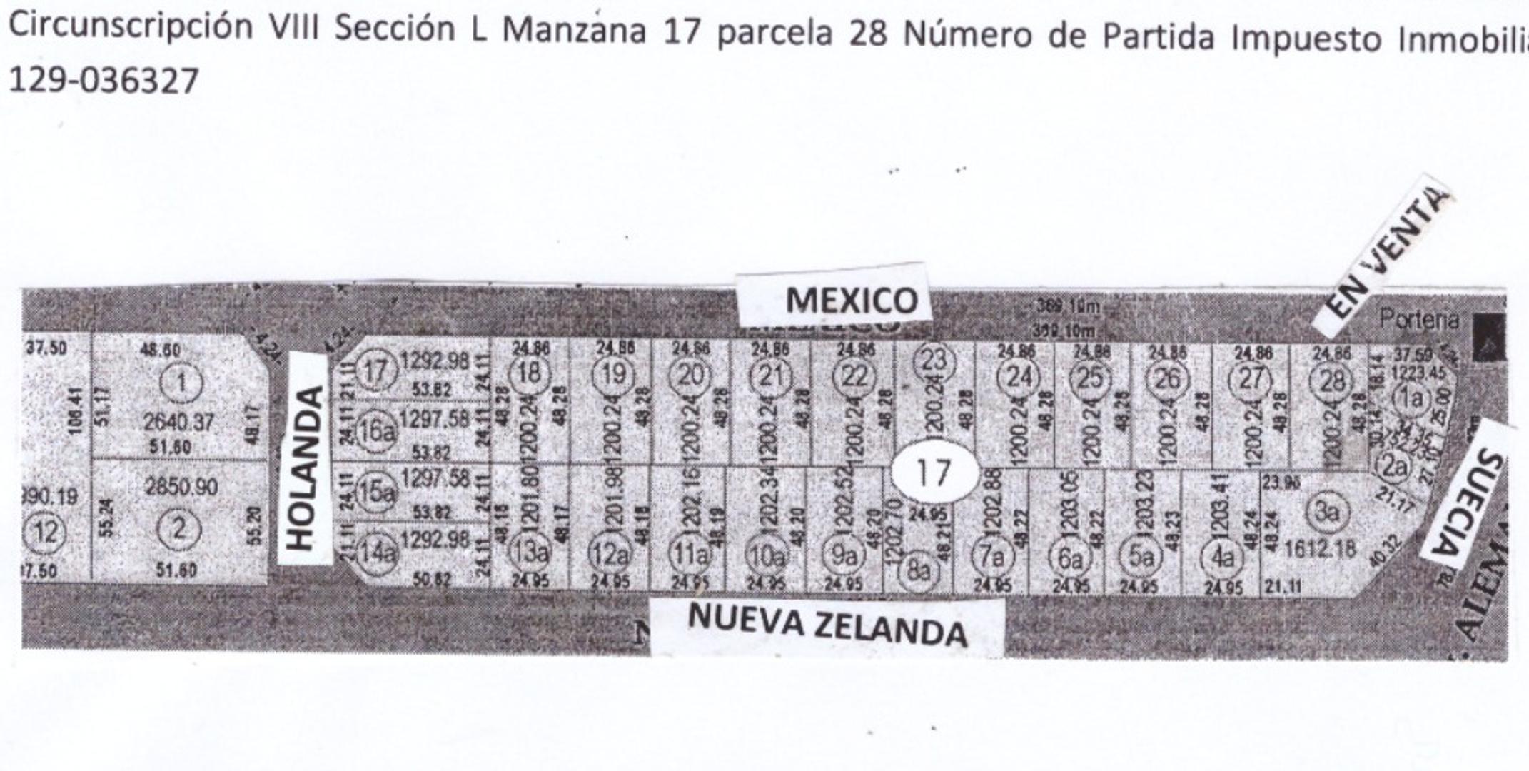 Terreno en Venta en Parque las naciones, USD 37.000
