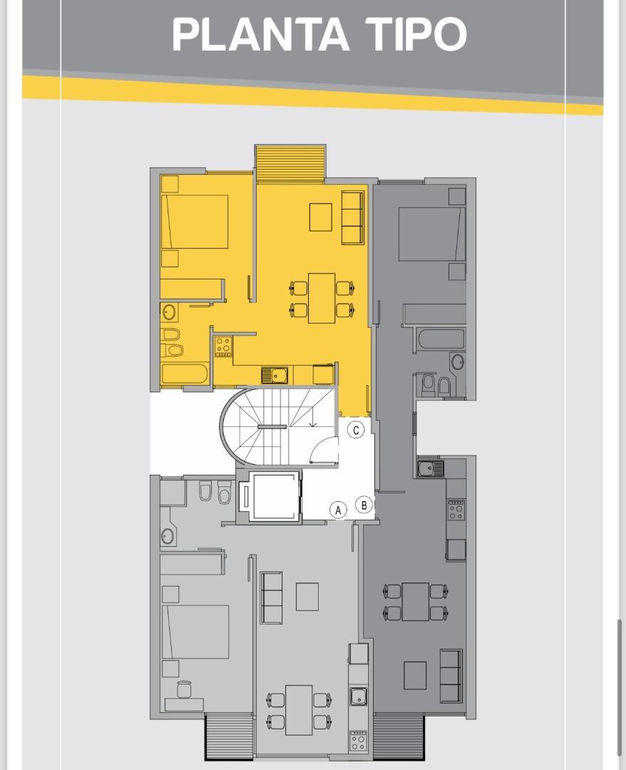 Departamento en Venta de 1 dormitorio