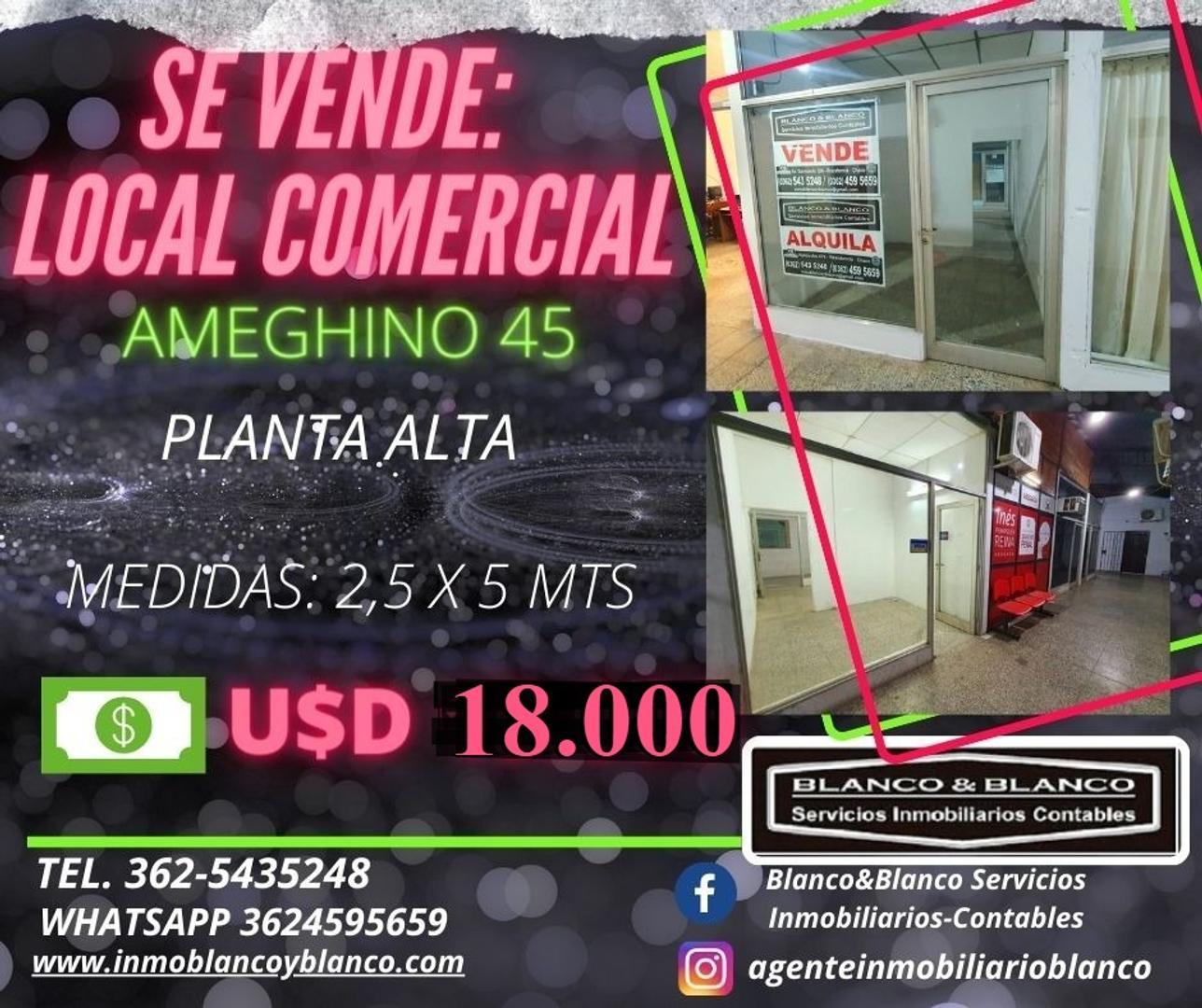 SE VENDE: LOCAL EN AMEGHINO 45 PLANTA ALTA