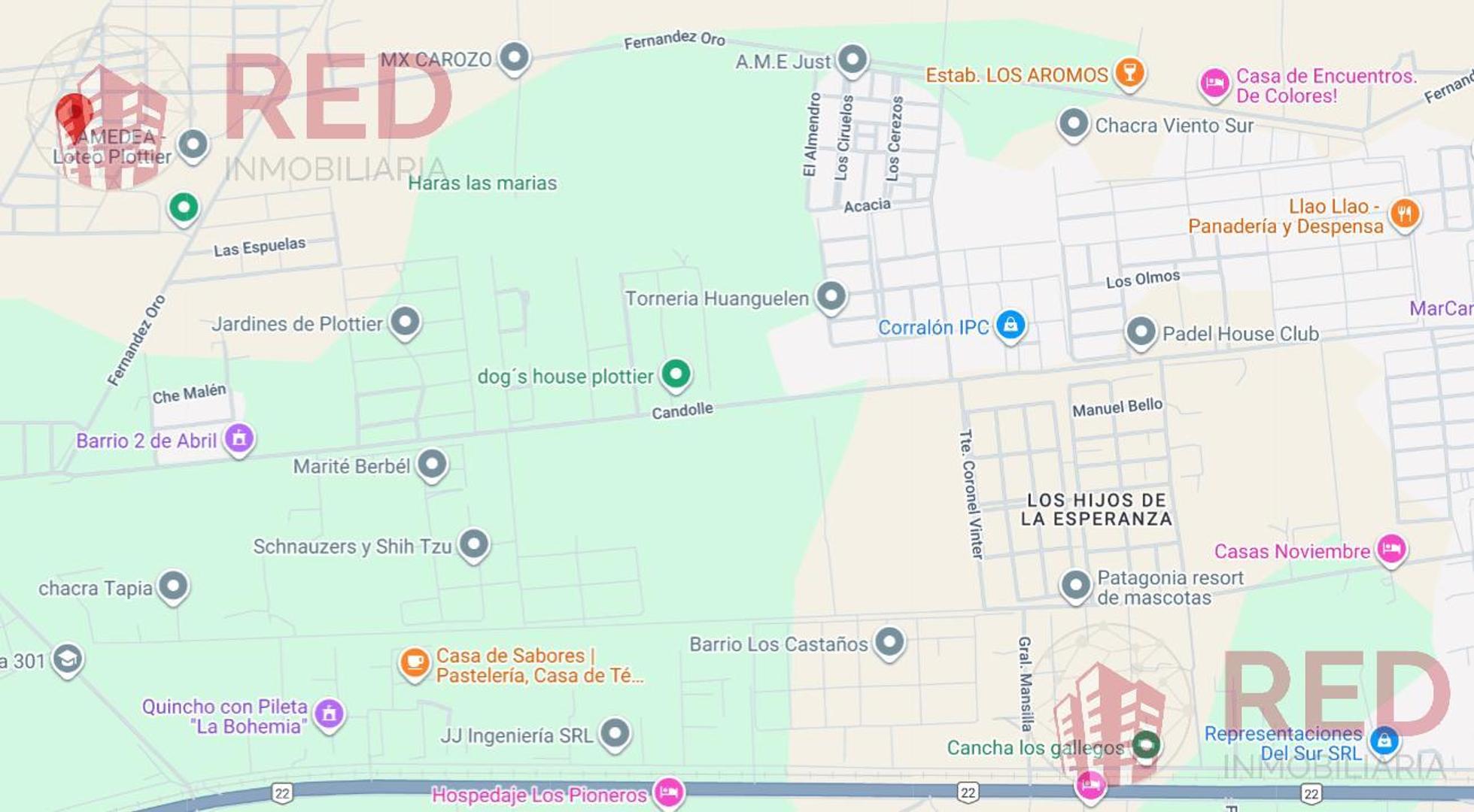 Terreno en Venta 10  mts Frente