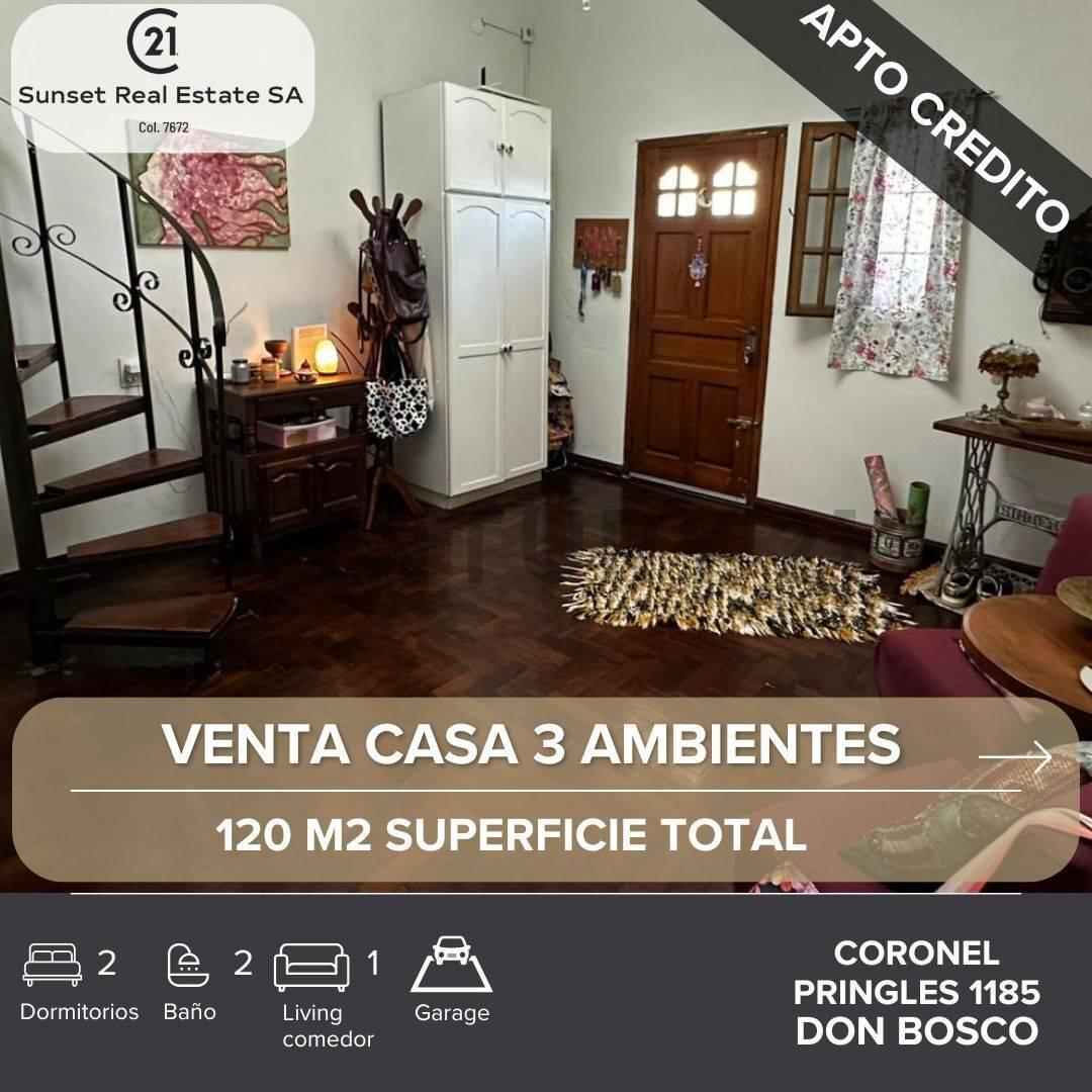 VENTA CASA TIPO PH AL FRENTE DON BOSCO