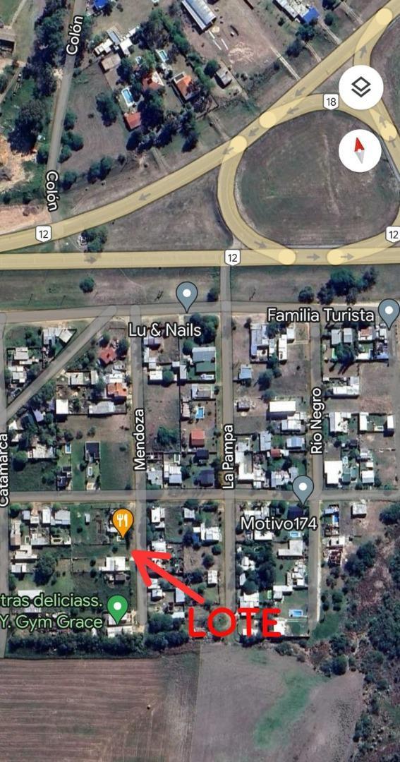 EN VENTA! TERRENO EN ZONA DIVERGENCIA DE RUTA 18 Y 12!