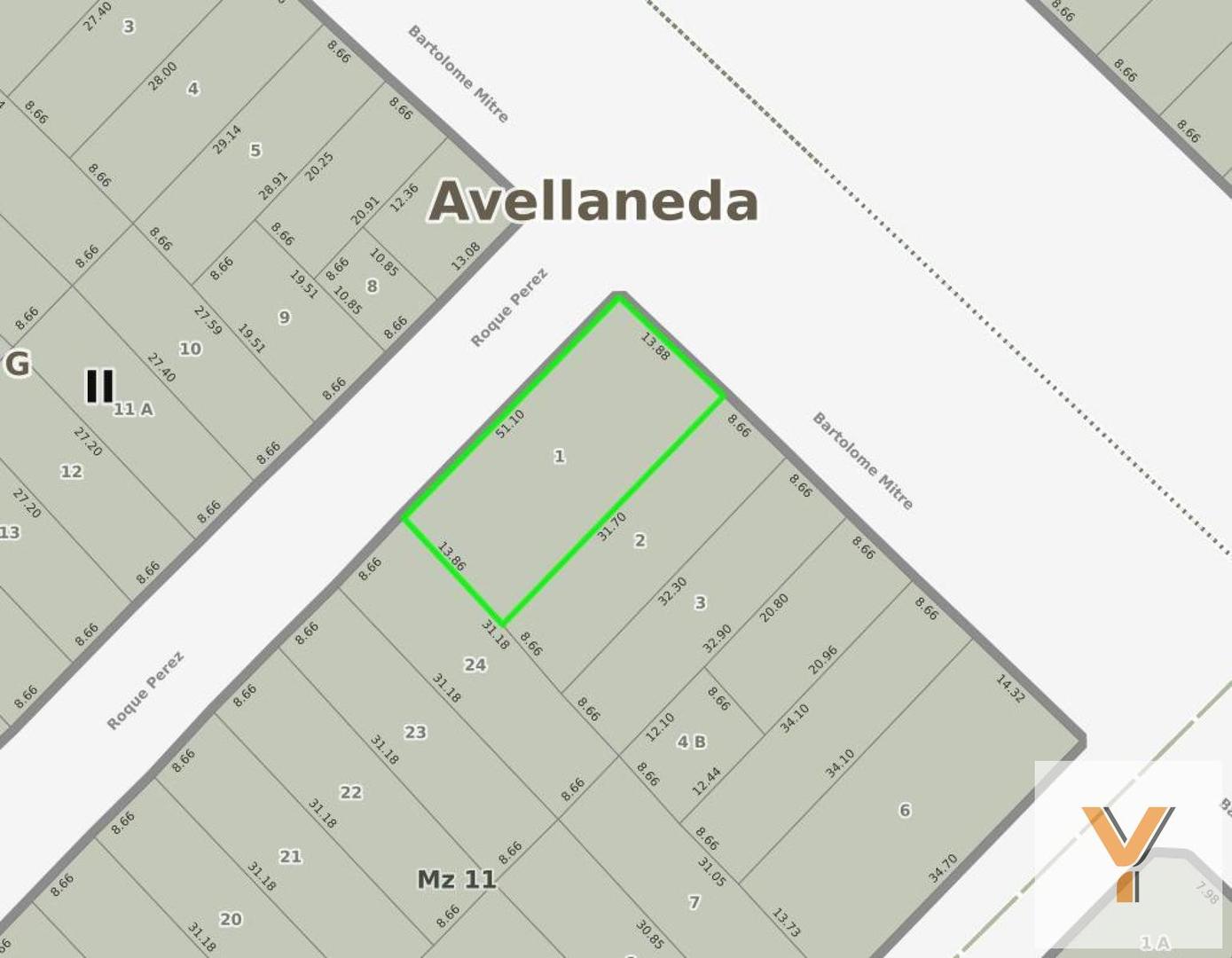 Avenida Mitre y Roque Perez