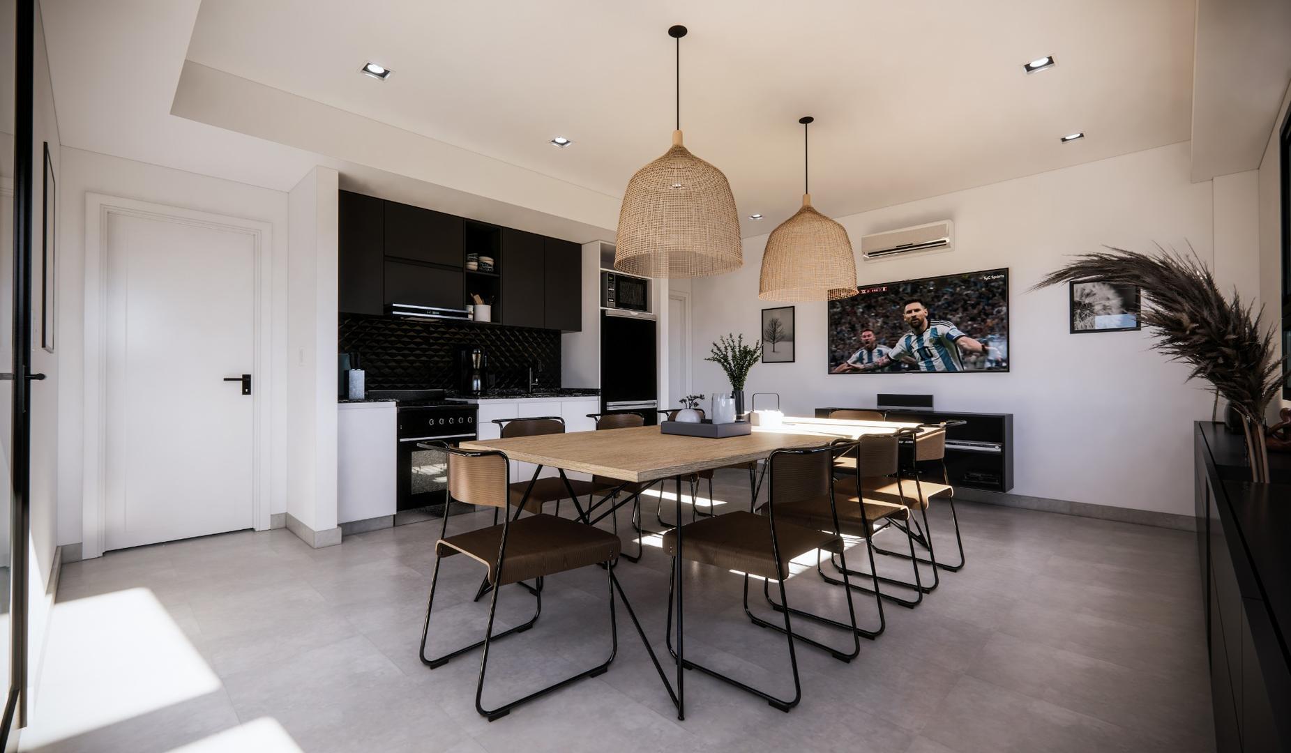 Departamento 3 ambientes con 1 baño