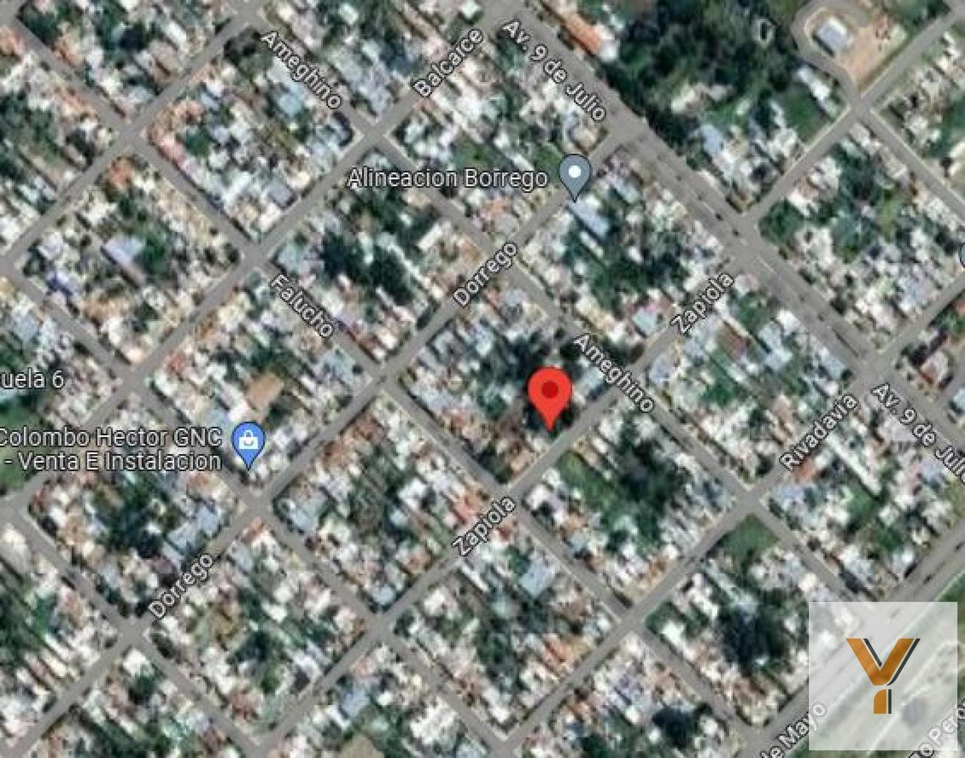 Zapiola e/ Ameghino y Falucho
